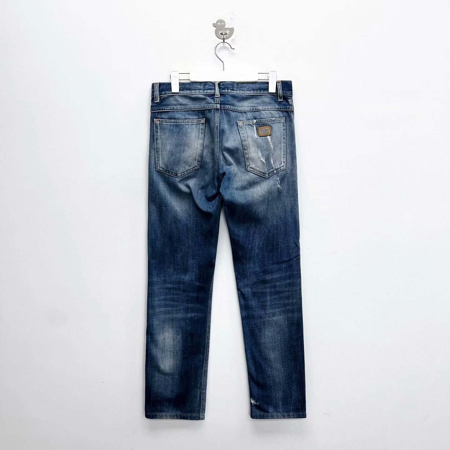 Dolce & Gabbana Dolce & Gabbana Distressed Yellow Denim Jeans 48 Men Size US 32 / EU 48 - 2 Thumbnail