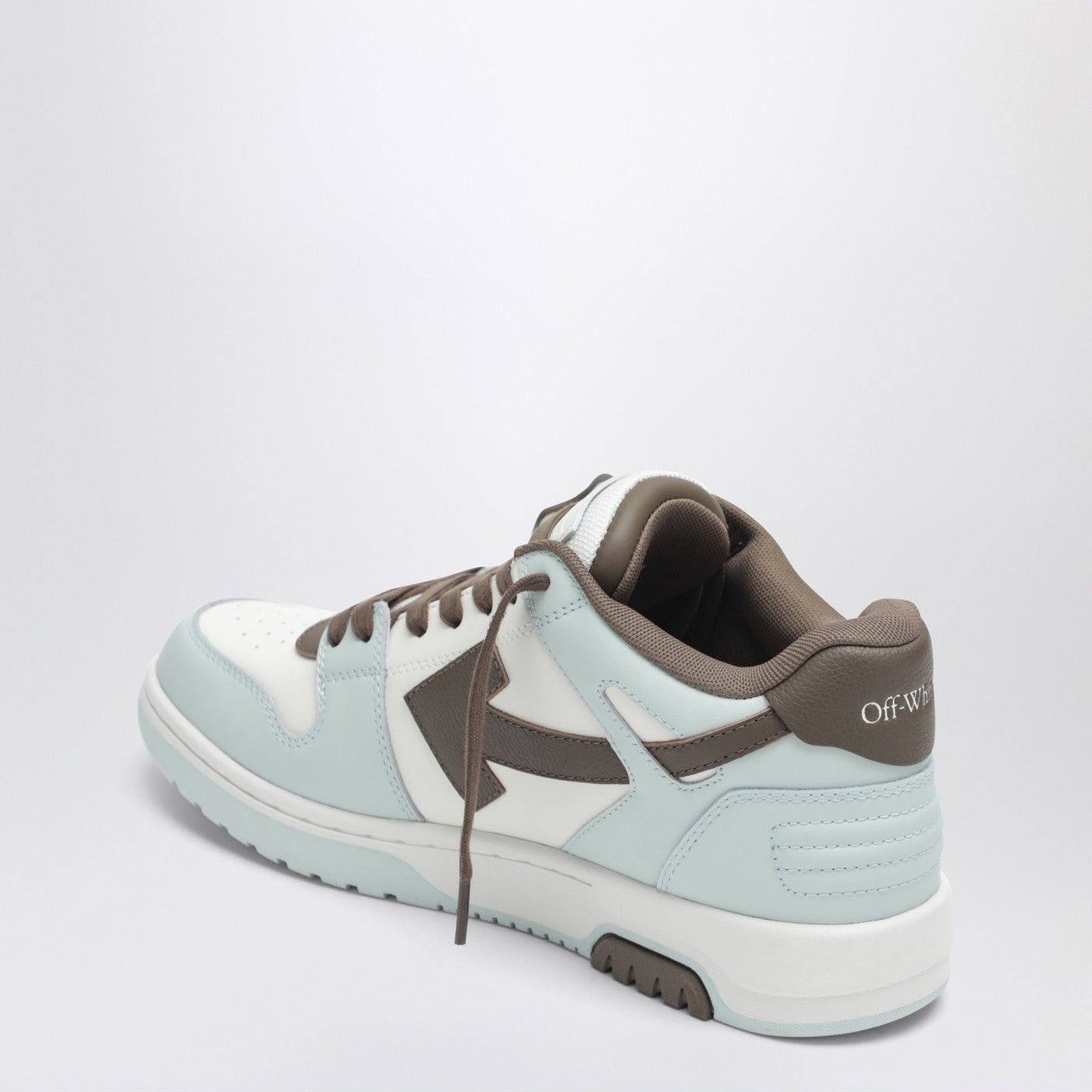 Off-White Off-White Out Of Office Sneakers White/Light Blue/Brown Size US 10 / IT 40 - 2 Thumbnail