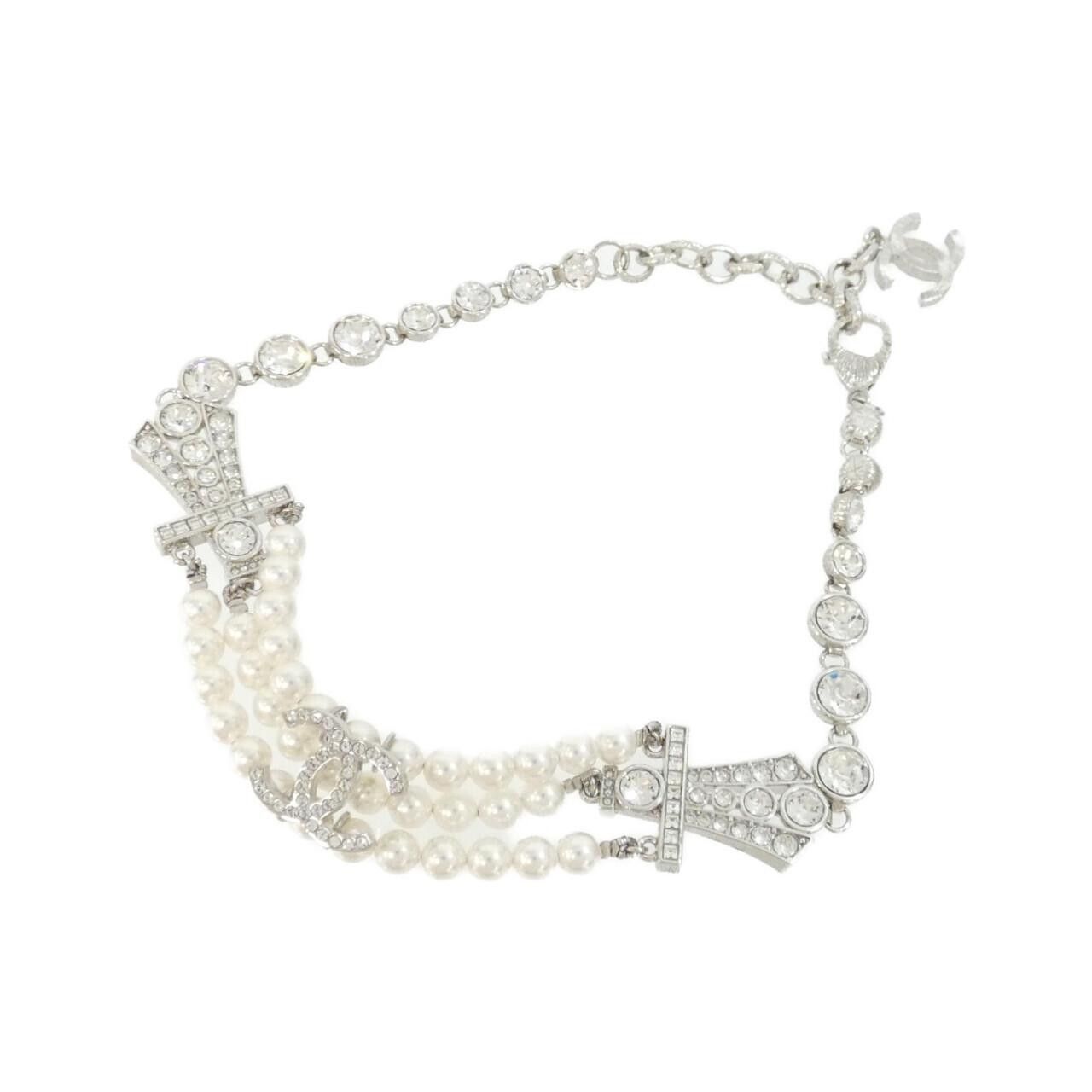 Chanel Chanel Chanel Pearl Necklace Plastic / Synthetic Necklace ABA649 DUTY FREE for USA Size ONE SIZE - 2 Thumbnail