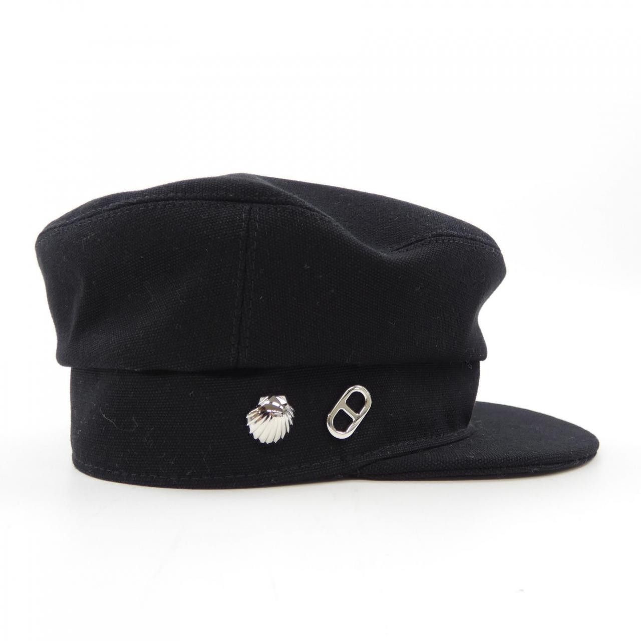 Hermes Hermes Hermes Saint Honore Cap Textile Hats DUTY FREE for USA Size ONE SIZE - 6 Thumbnail