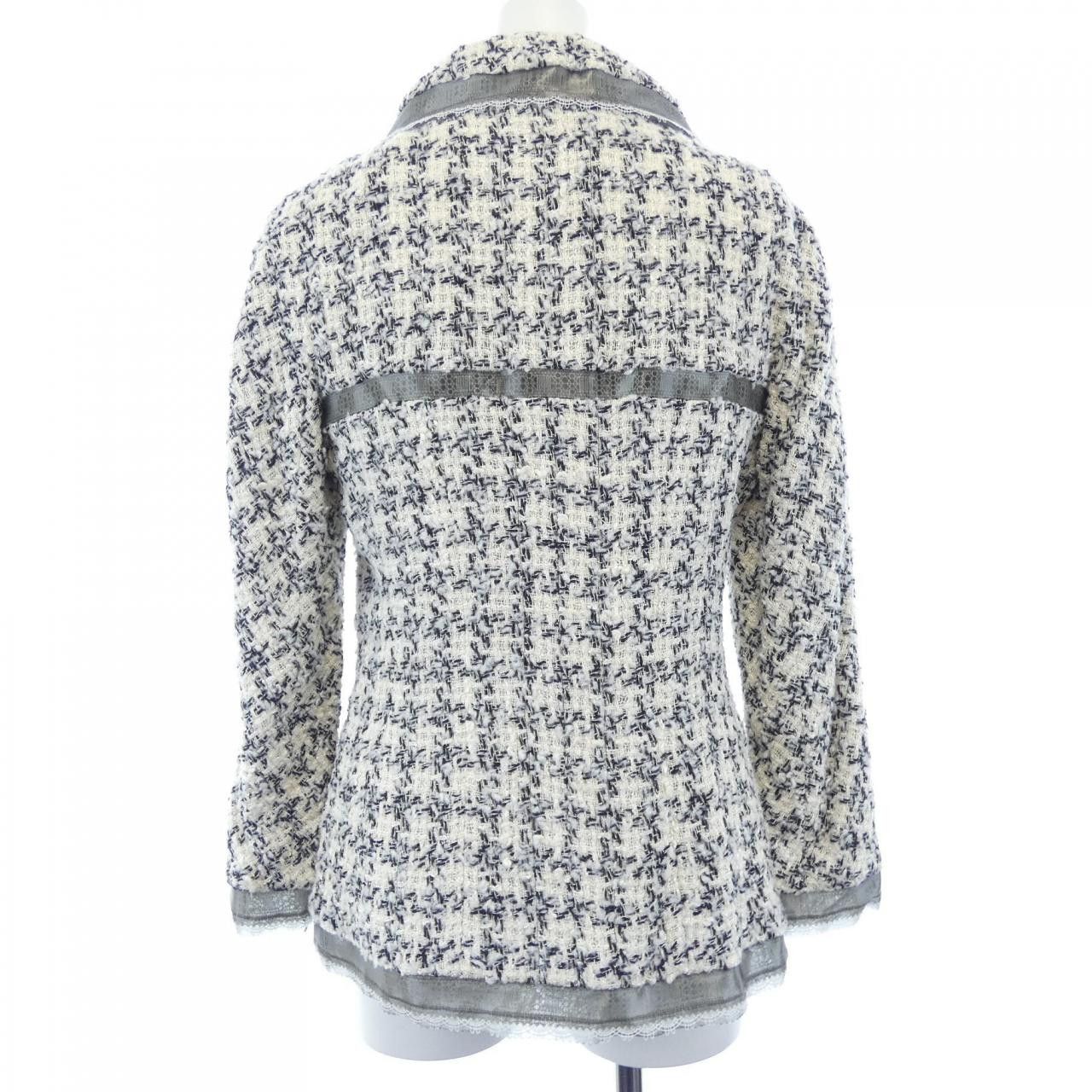 Chanel Chanel Chanel Silk Jacket Textile Outerwear P34954V25165 09P DUTY FREE for USA Size ONE SIZE - 2 Thumbnail
