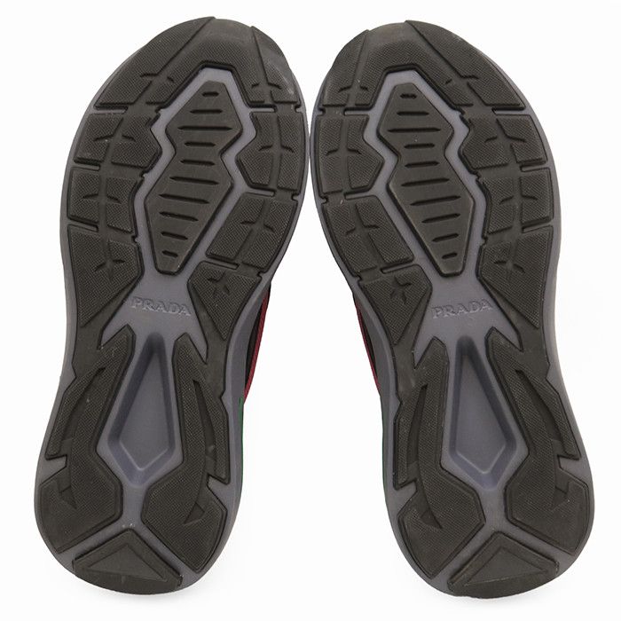 Prada Prada PRADA System leather rubber technical fabric sneakers Leather Shoes 2EG424 DUTY FREE for USA Size ONE SIZE - 6 Thumbnail