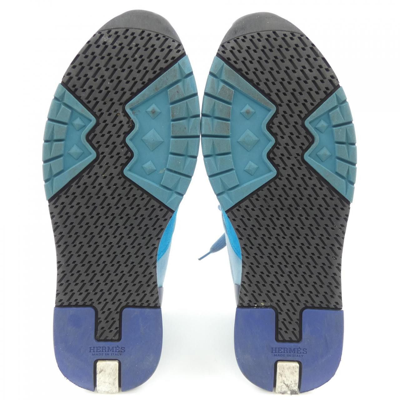 Hermes Hermes Hermes Leather Sneakers Textile Shoes DUTY FREE for USA Size ONE SIZE - 4 Thumbnail