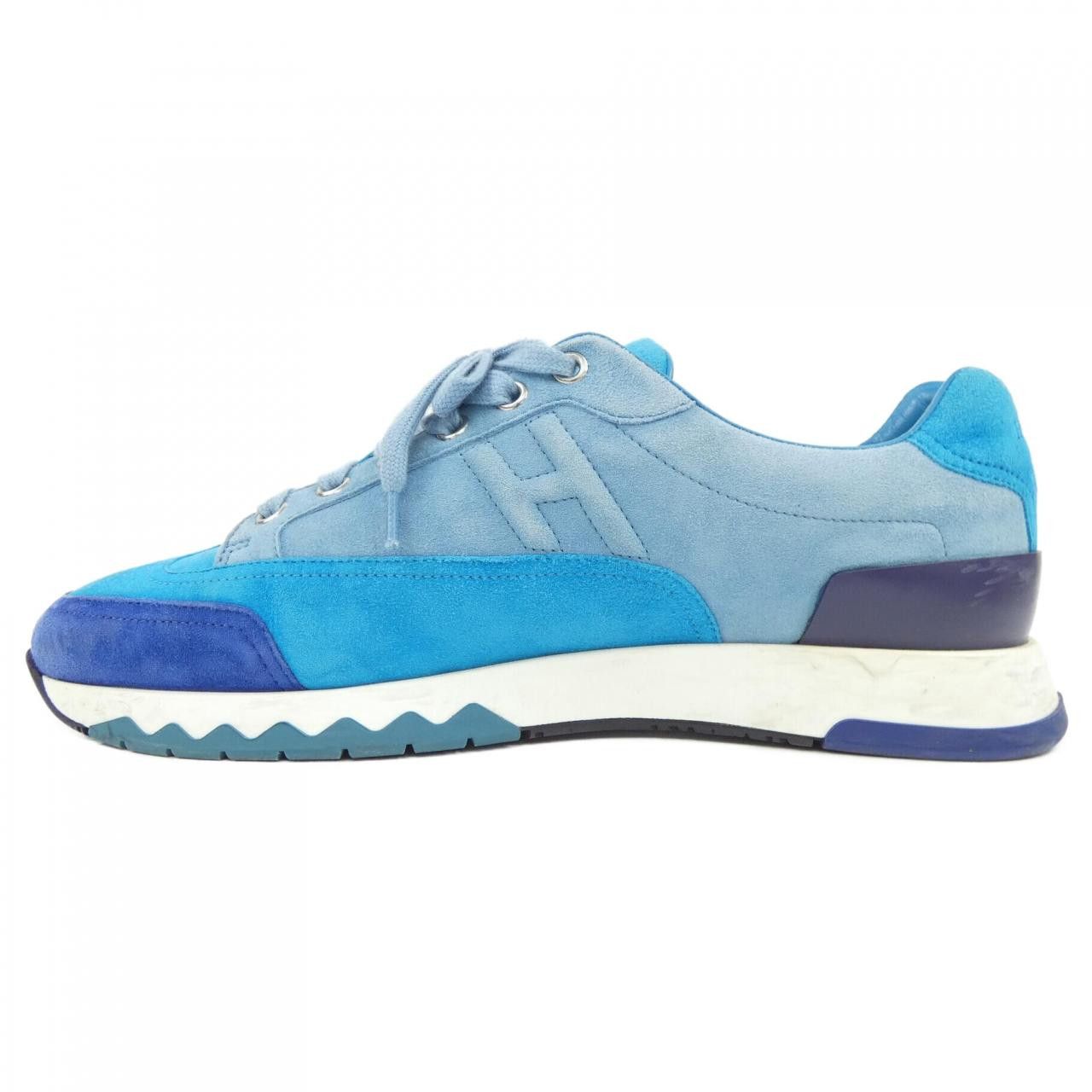 Hermes Hermes Hermes Leather Sneakers Textile Shoes DUTY FREE for USA Size ONE SIZE - 2 Thumbnail
