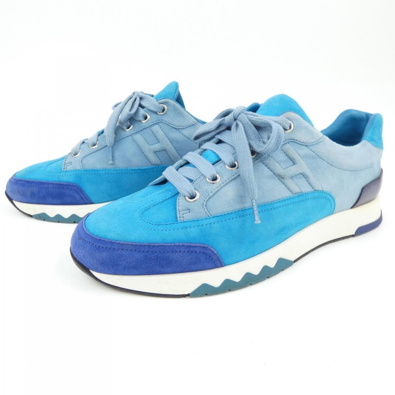 Hermes Hermes Hermes Leather Sneakers Textile Shoes DUTY FREE for USA Size ONE SIZE - 3 Thumbnail