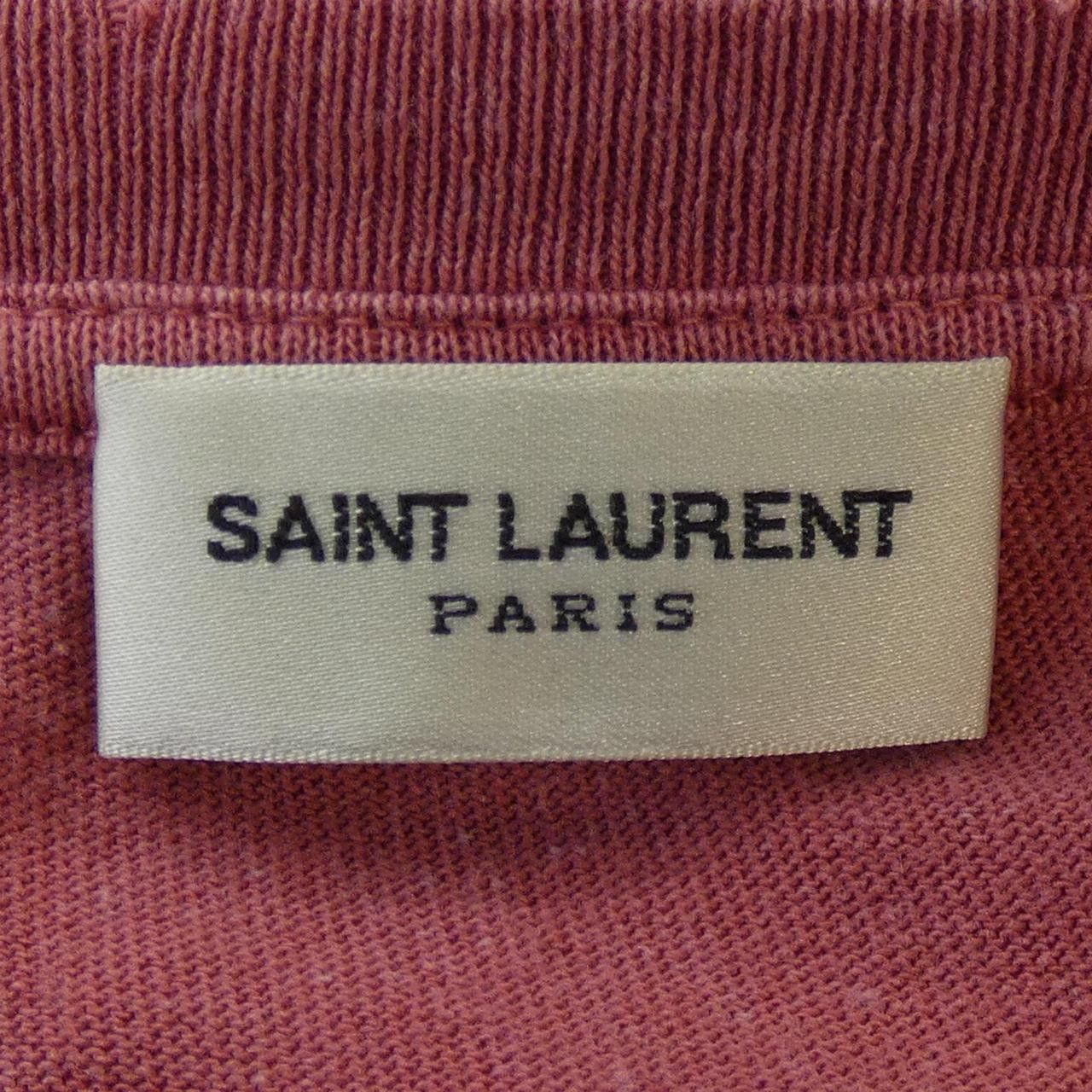 Yves Saint Laurent Yves Saint Laurent Saint Laurent T Shirt Textile T-Shirts 525469 DUTY FREE for USA Size ONE SIZE - 4 Thumbnail