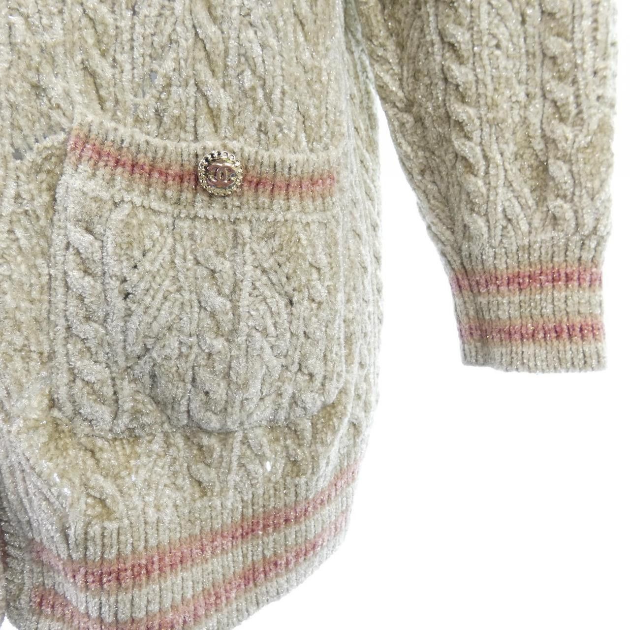Chanel Chanel Chanel Cashmere Blend Cardigan Textile Tops P73534K10528 DUTY FREE for USA Size ONE SIZE - 7 Thumbnail