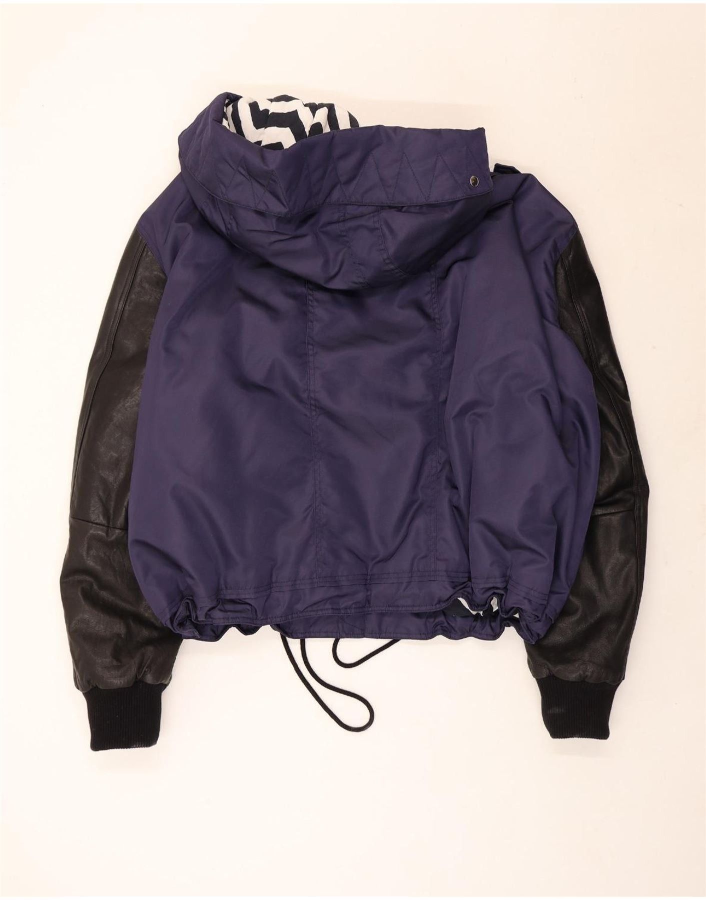 Diesel Womens Military Hooded Overd Bomber Jacket UK 16 Large Navy Size XXL / US 16-18 / IT 52-54 - 2 Thumbnail