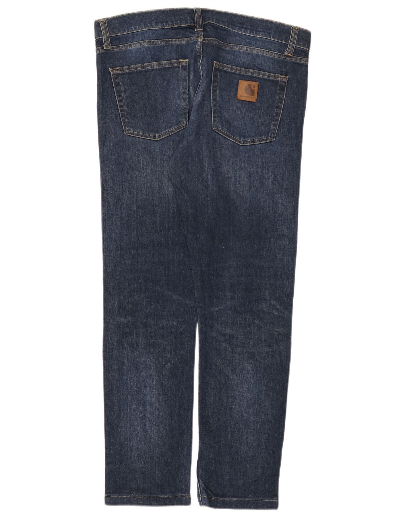 Carhartt Mens Slim Jeans W32 L29 Navy Blue Cotton Size US 32 / EU 48 - 2 Thumbnail