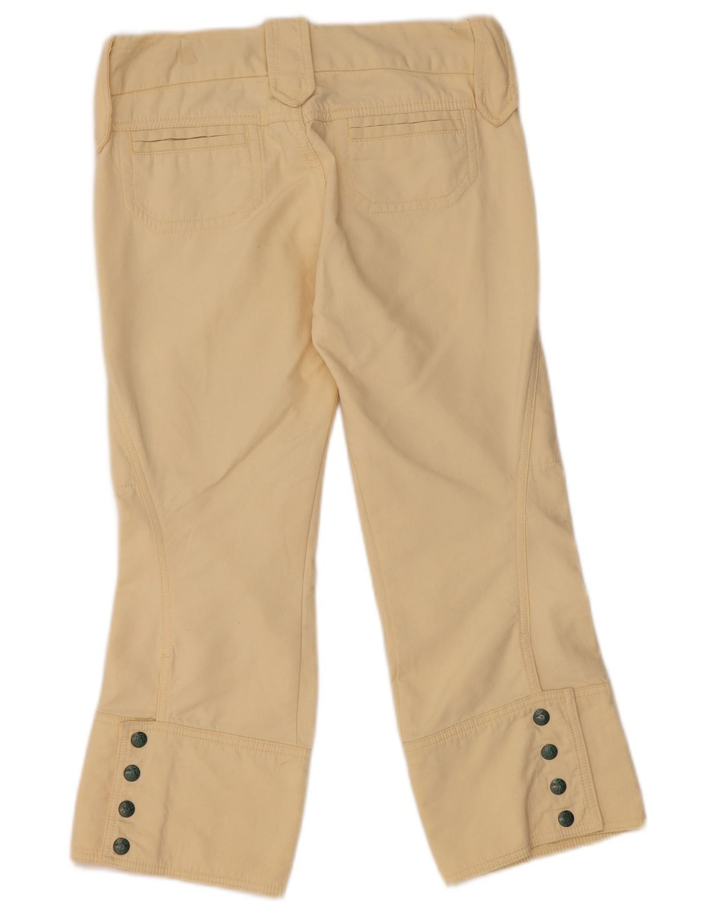 Diesel Womens Straight Cargo Capri Trousers W25 L22 Beige Cotton Size 42" / US 20 - 2 Thumbnail