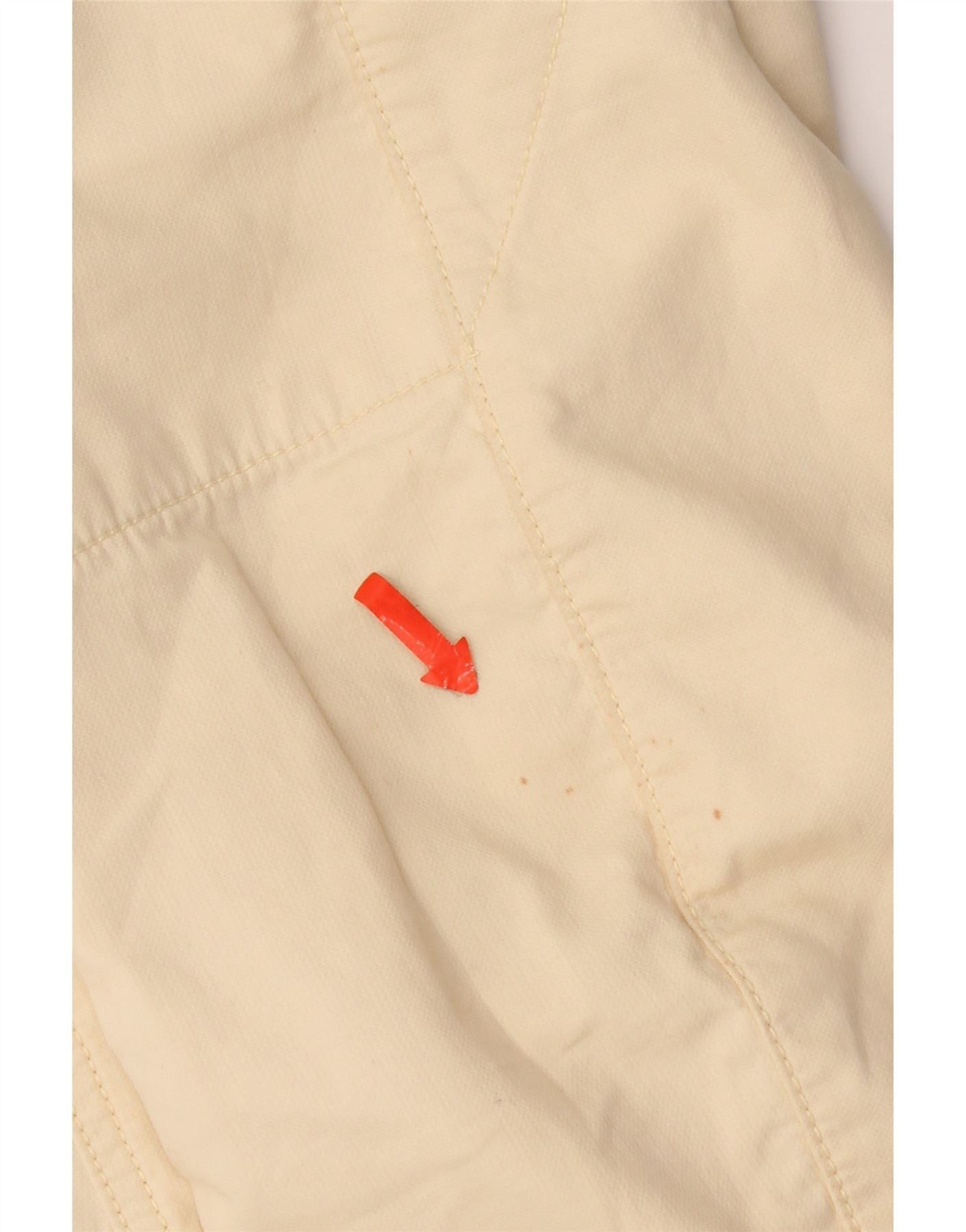 Diesel Womens Straight Cargo Capri Trousers W25 L22 Beige Cotton Size 42" / US 20 - 3 Thumbnail