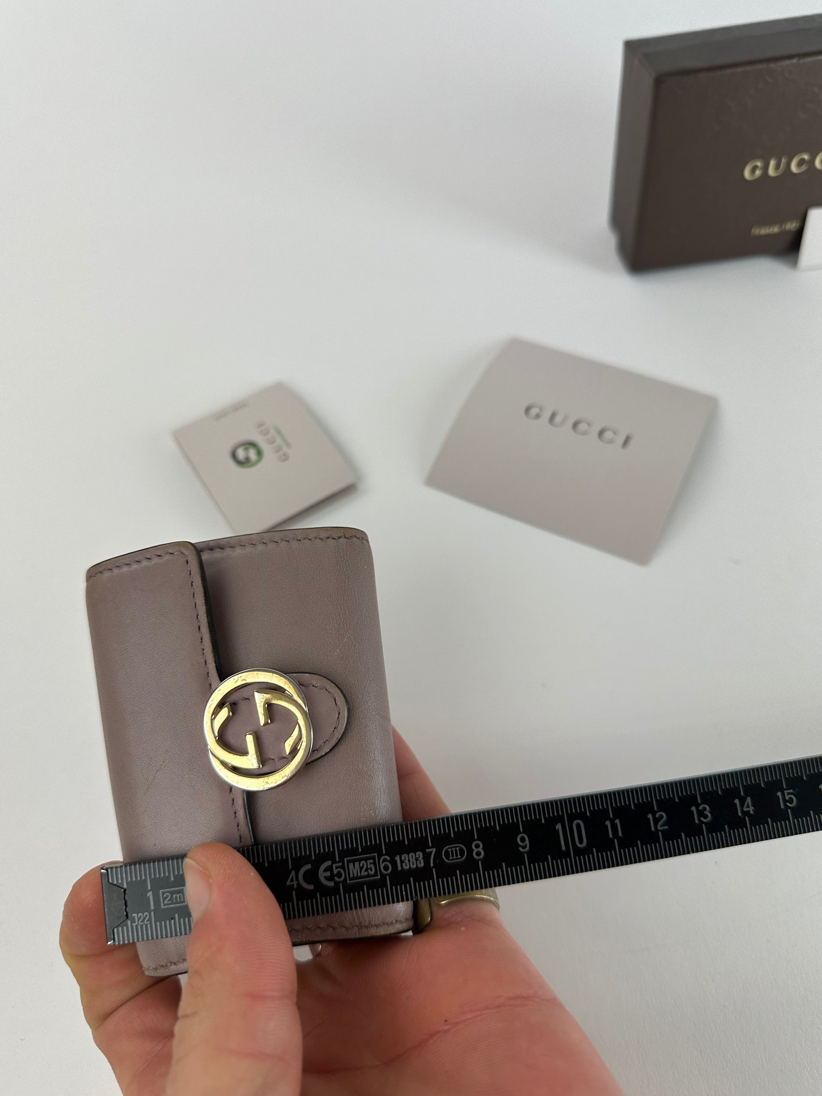 Gucci Vintage Marmont Leather Key / Card Holder Purple Size ONE SIZE - 12 Thumbnail