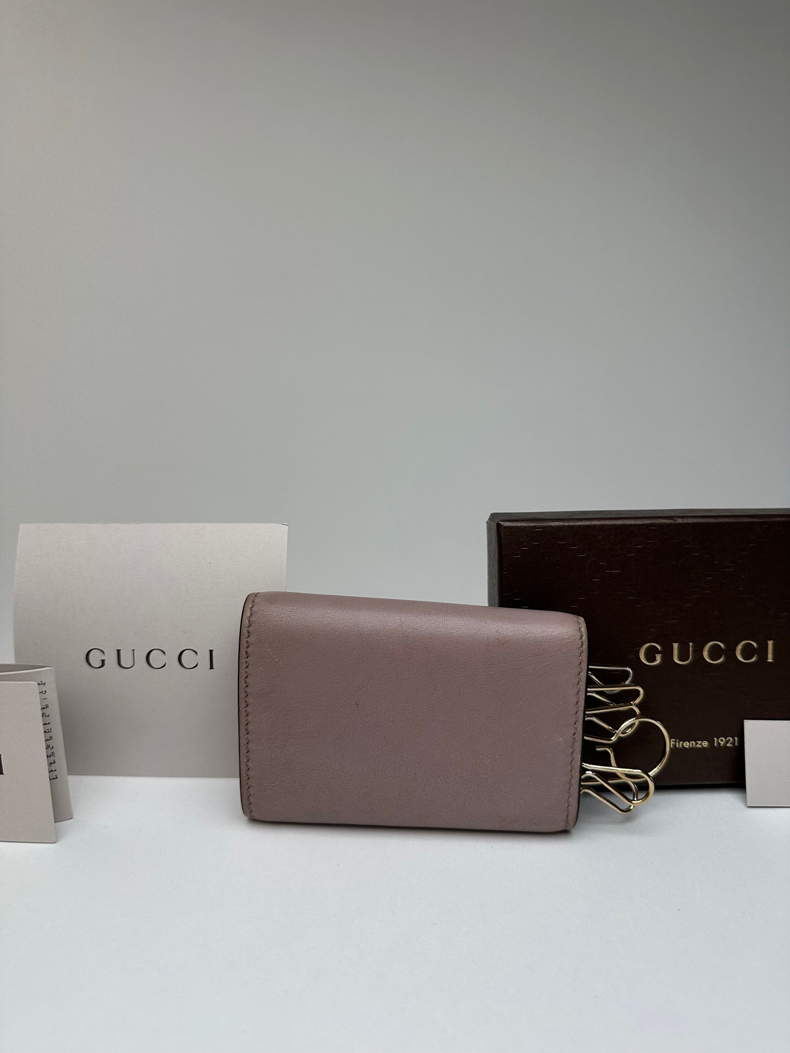 Gucci Vintage Marmont Leather Key / Card Holder Purple Size ONE SIZE - 15 Thumbnail