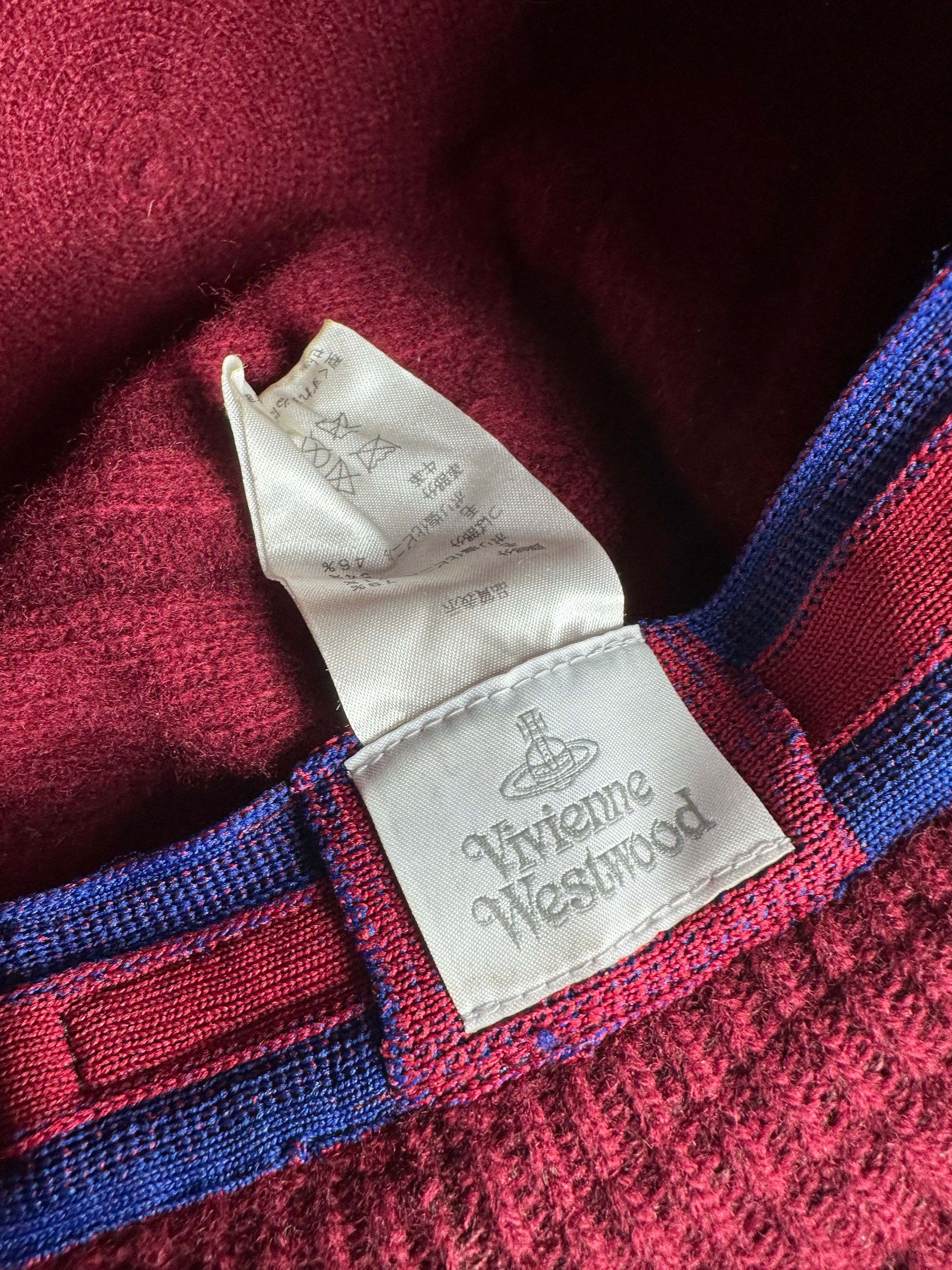 Vivienne Westwood Vintage Wool Hat Purple Size ONE SIZE - 6 Thumbnail