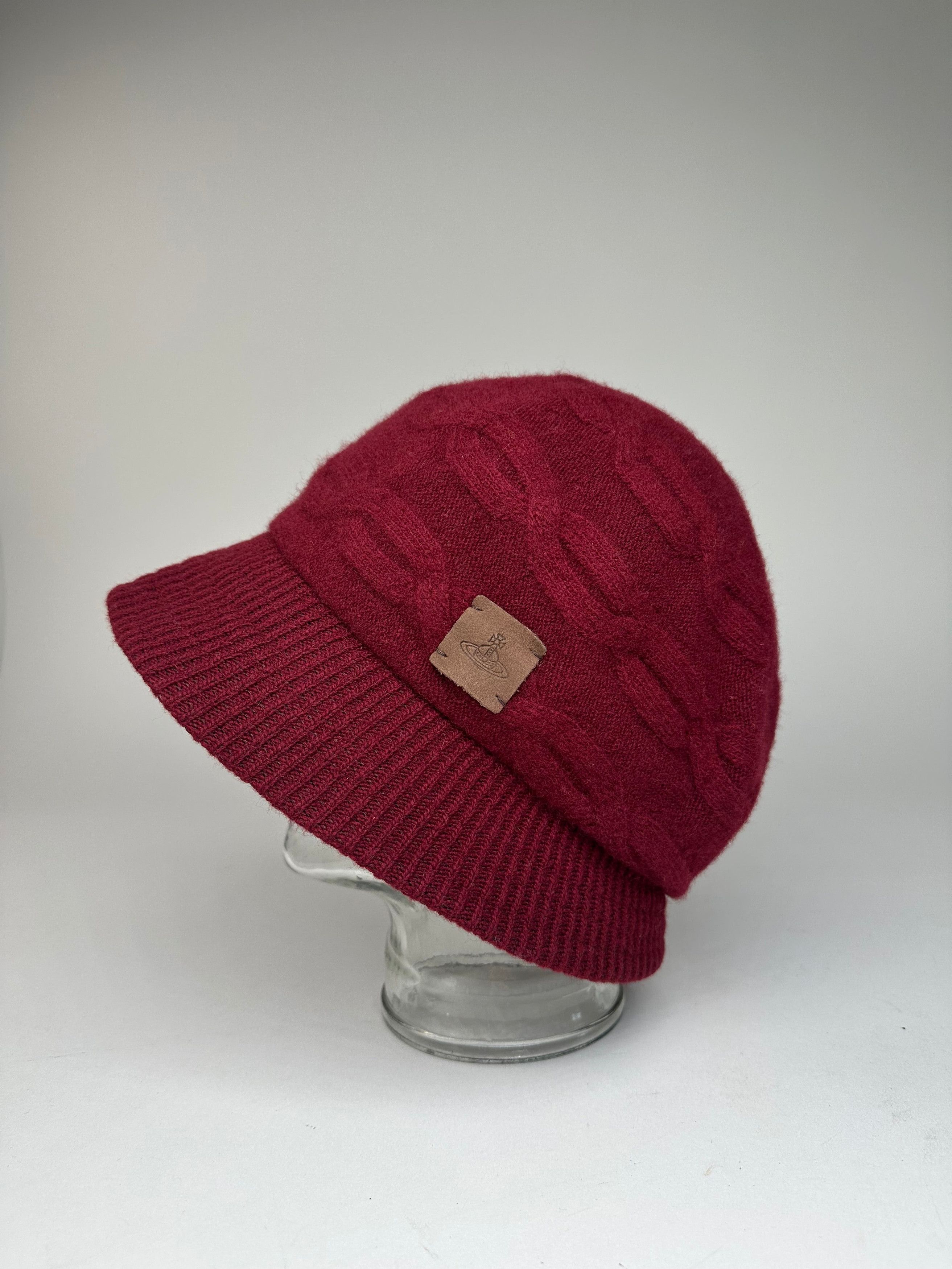 Vivienne Westwood Vintage Wool Hat Purple Size ONE SIZE - 5 Thumbnail