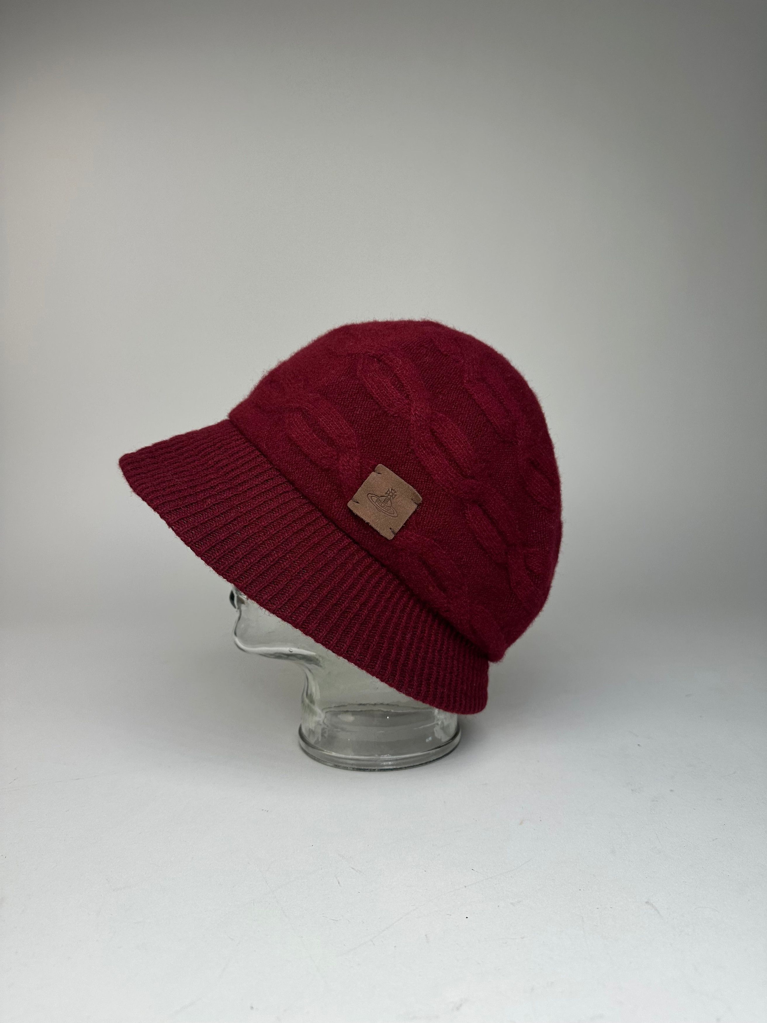 Vivienne Westwood Vintage Wool Hat Purple Size ONE SIZE - 8 Thumbnail