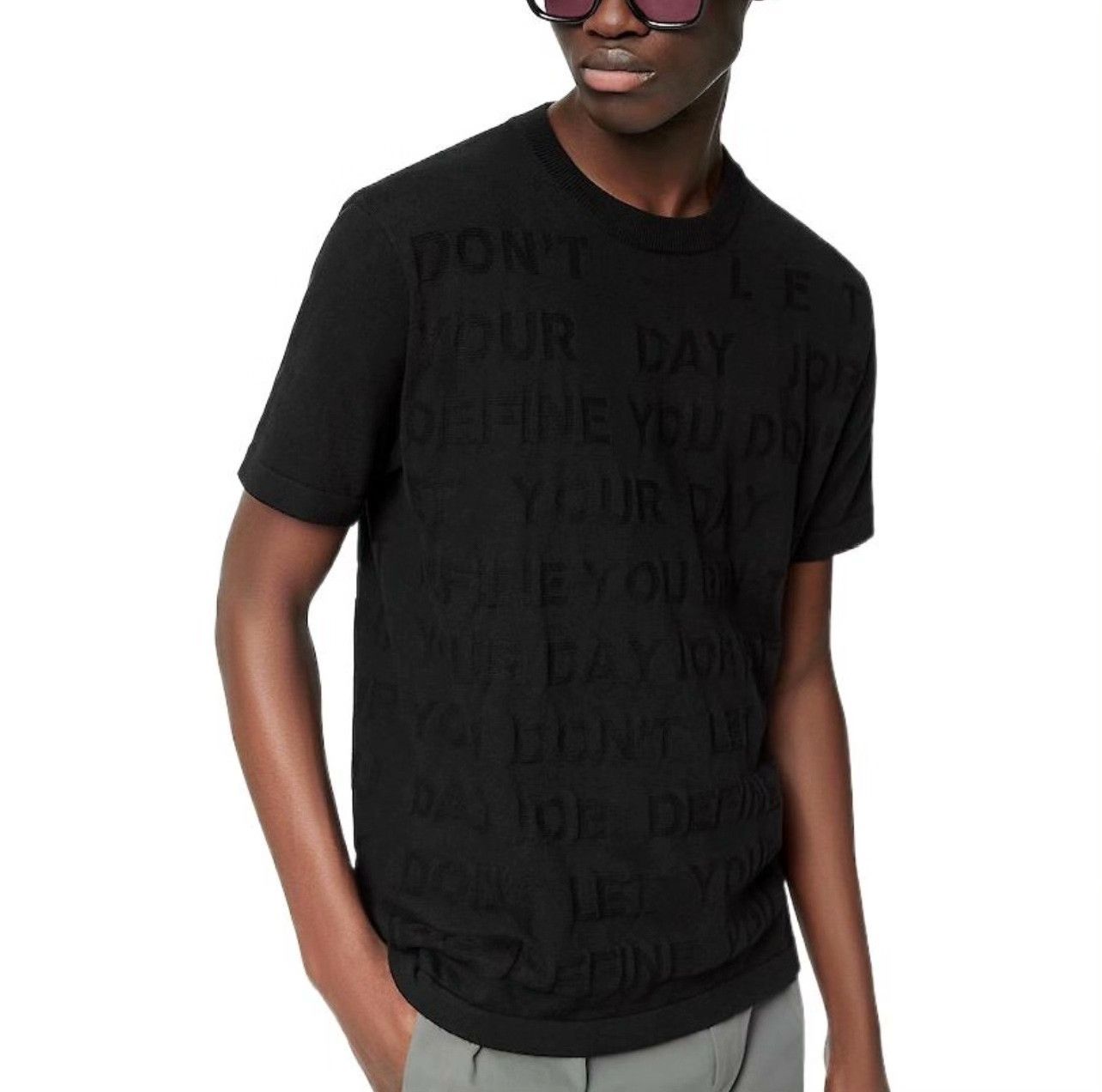 Louis Vuitton Louis Vuitton Knit Black T-Shirt XXL Men Size US XXL / EU 58 / 5 - 6 Thumbnail