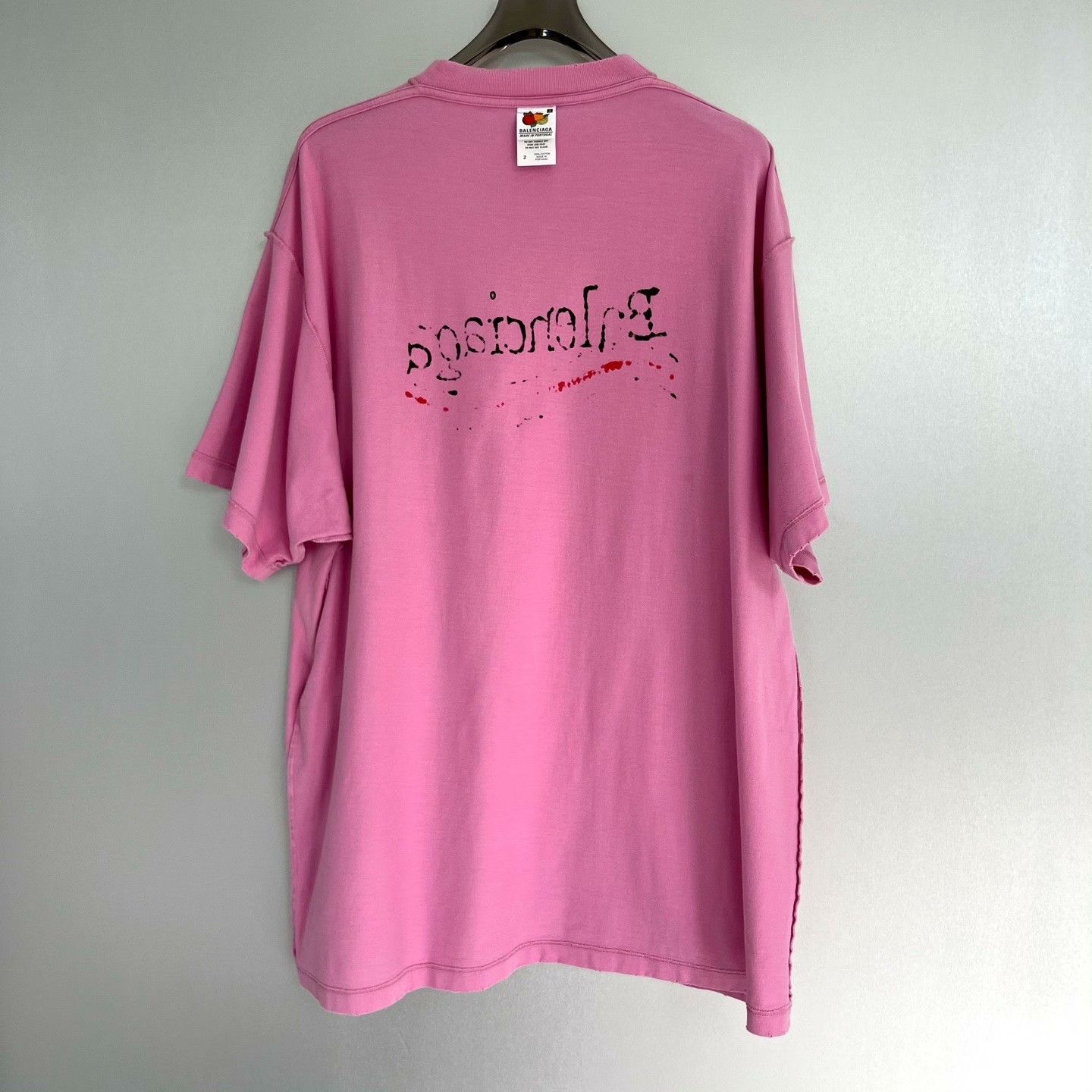 Balenciaga Balenciaga Distressed T-Shirt 2XL Men Size US XS / EU 42 / 0 - 5 Thumbnail