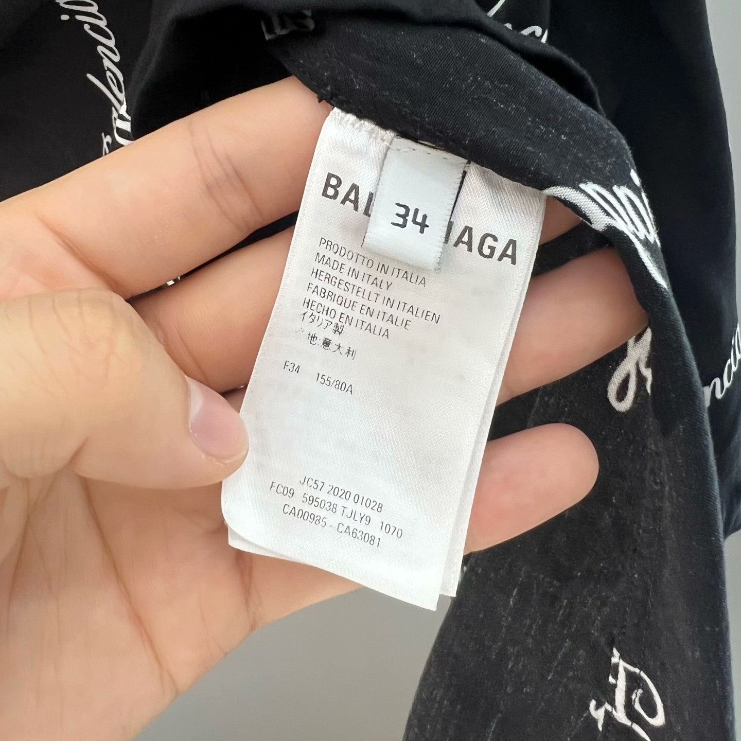 Balenciaga Balenciaga Black T-Shirt 34 Men Size US XS / EU 42 / 0 - 6 Thumbnail