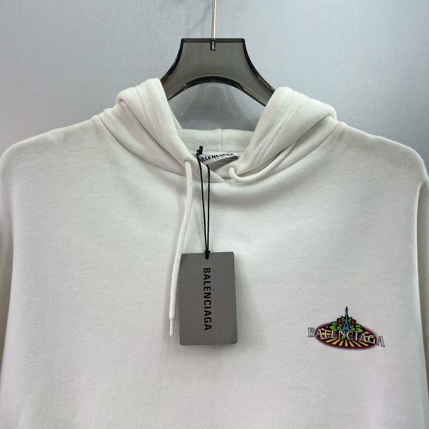 Balenciaga Balenciaga White Hoodie S Men Size US S / EU 44-46 / 1 - 3 Thumbnail