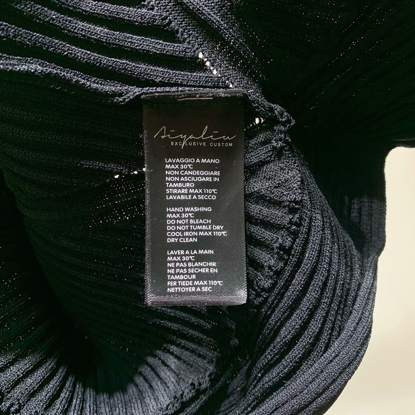 Other Knit Slim Black Sweater S Women Size S / US 4 / IT 40 - 7 Thumbnail