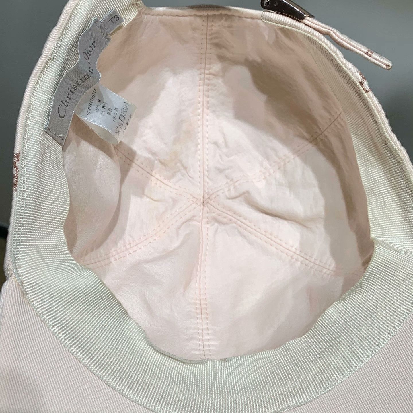 Dior Dior Retro Printed Pink Hat S Men Size ONE SIZE - 7 Thumbnail