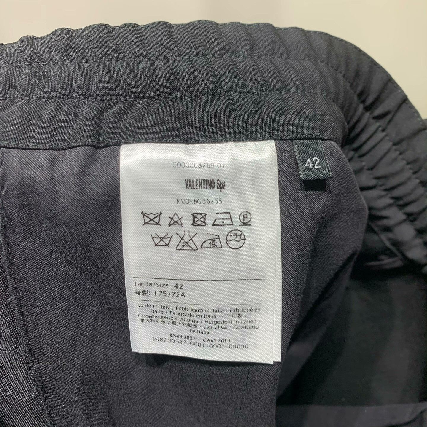 Valentino Valentino Casual Black Casual Pants 42 Men Size US 42 / EU 58 - 6 Thumbnail