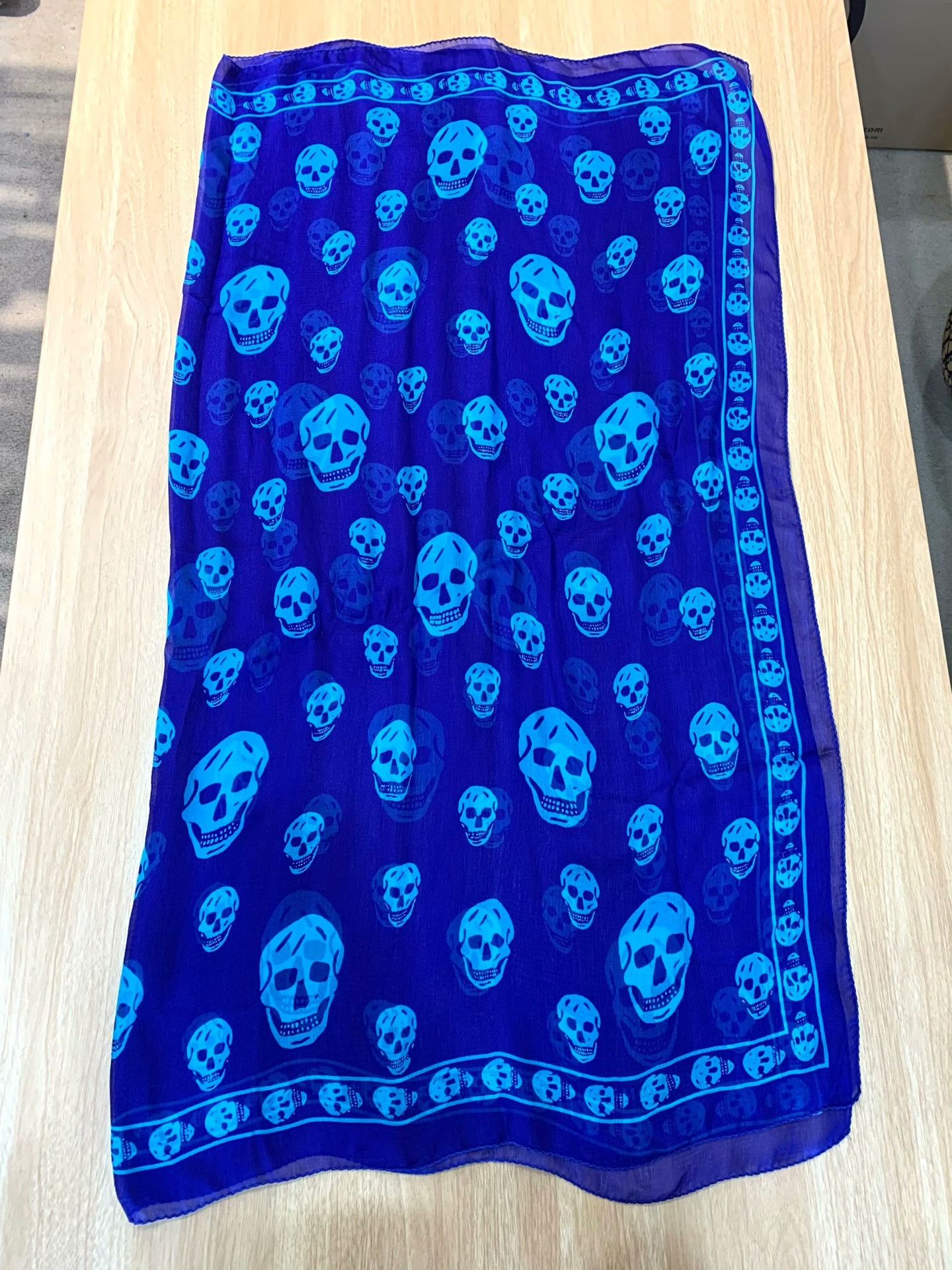 Alexander McQueen Alexander McQueen Printed Scarf S Men Size ONE SIZE - 3 Thumbnail