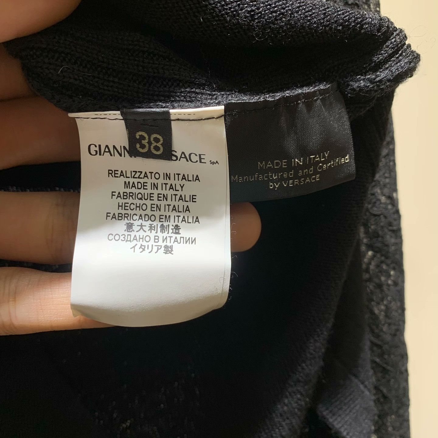 Versace Versace Patchwork Sweater 38 Women Size S / US 4 / IT 40 - 6 Thumbnail
