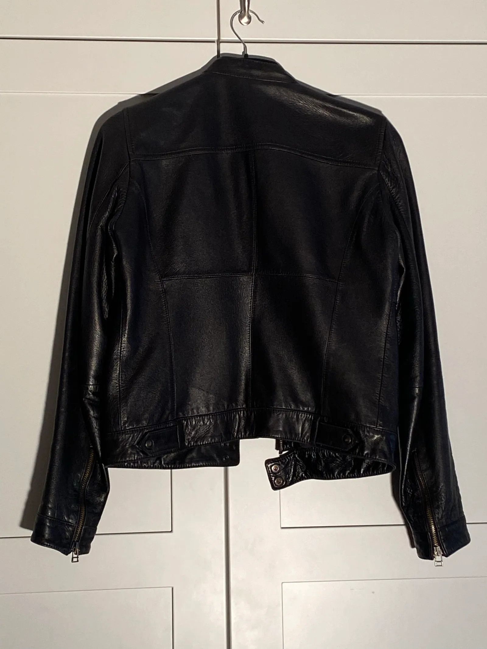 Massimo Dutti Massimo Dutti Leather Jacket Size S / US 4 / IT 40 - 2 Thumbnail