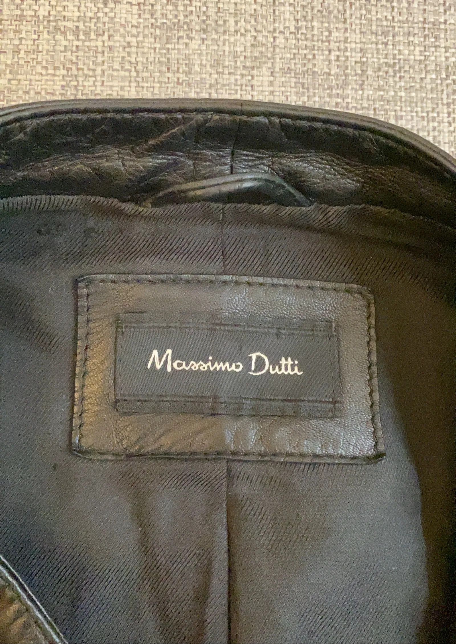 Massimo Dutti Massimo Dutti Leather Jacket Size S / US 4 / IT 40 - 3 Thumbnail
