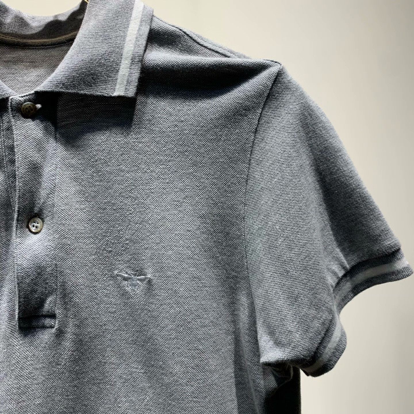 Dior Dior Embroidered Gray Polo 46 Men Size US L / EU 52-54 / 3 - 4 Thumbnail