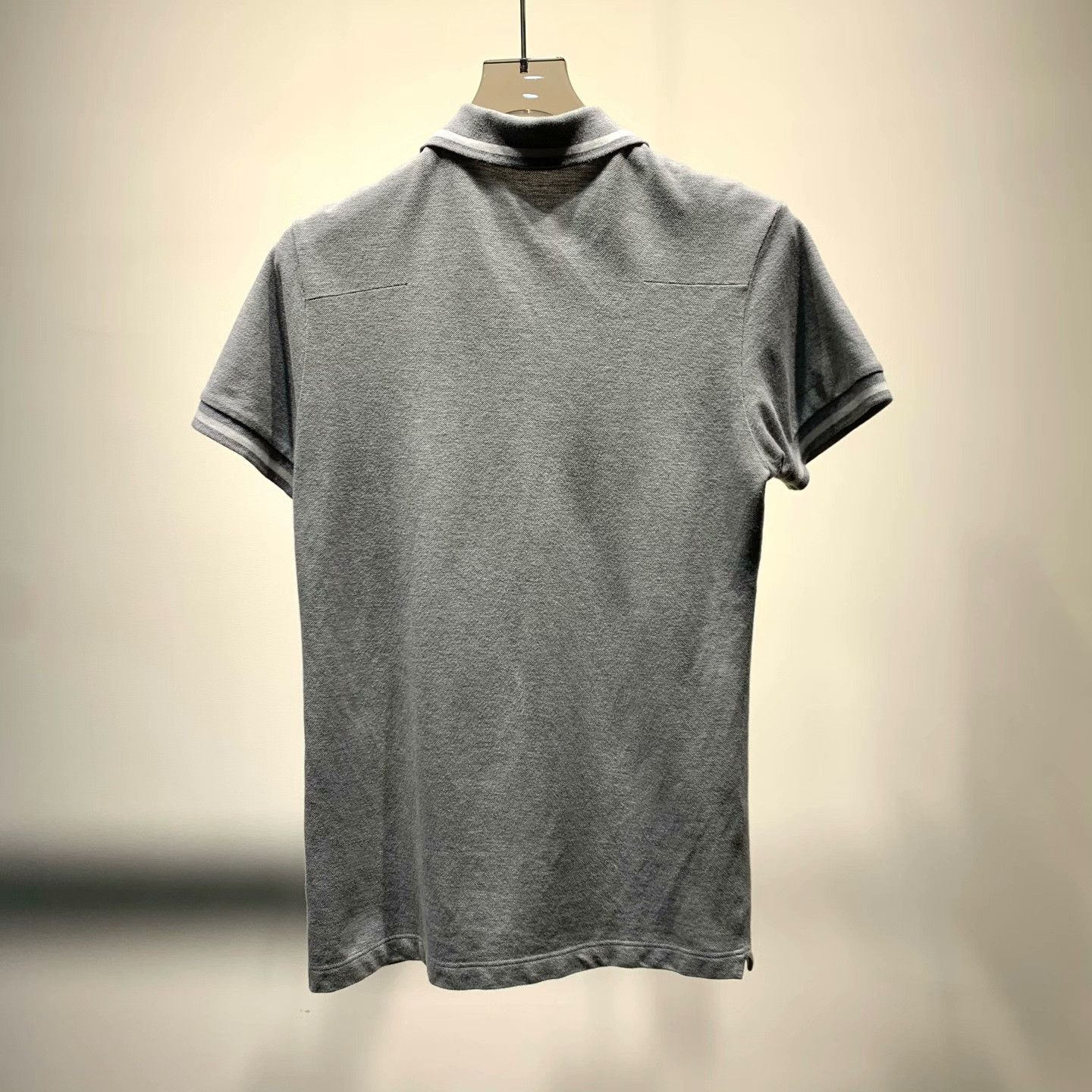 Dior Dior Embroidered Gray Polo 46 Men Size US L / EU 52-54 / 3 - 2 Thumbnail