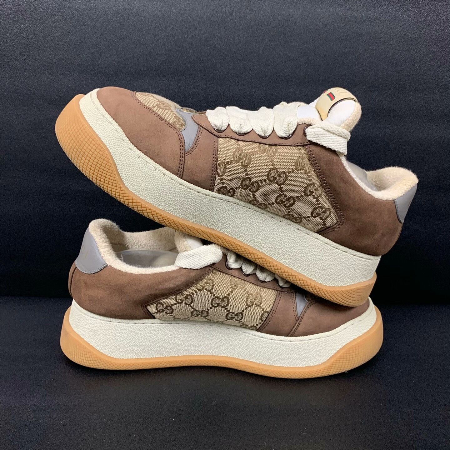 Gucci Gucci Brown Lowtop Sneakers 41 Men Size US 8.5 / EU 41-42 - 3 Thumbnail