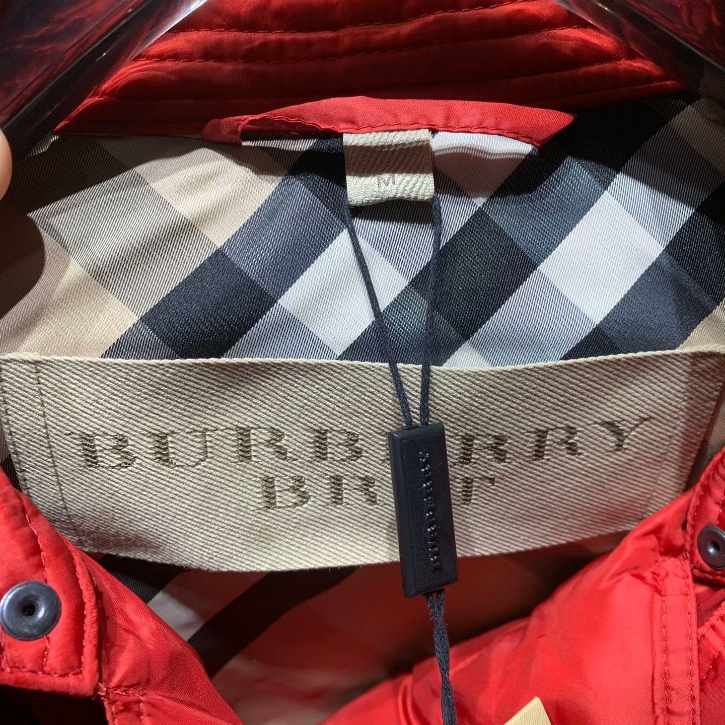 Burberry Burberry Down Cropped Red Down Jacket M Women Size M / US 6-8 / IT 42-44 - 6 Thumbnail