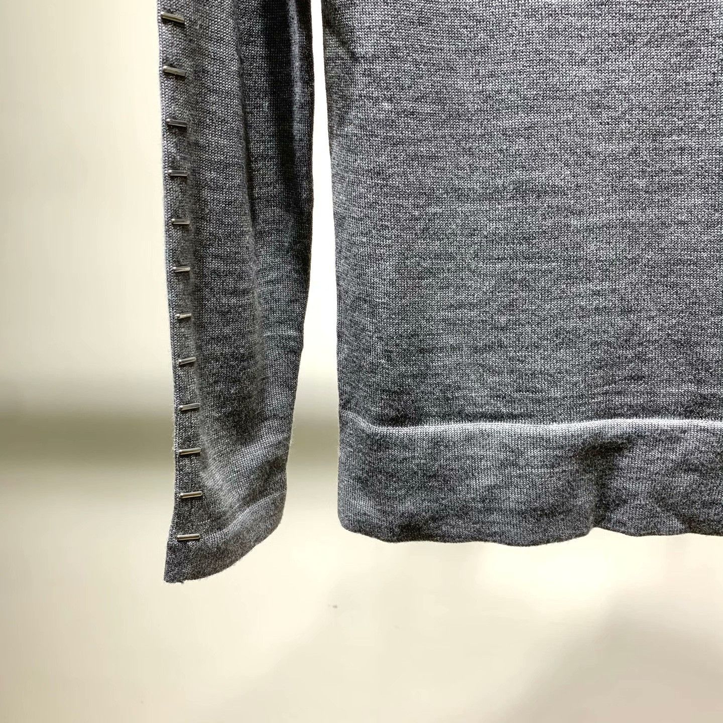 Balenciaga Balenciaga Knit Gray Sweater 34 Women Size XS / US 0-2 / IT 36-38 - 4 Thumbnail