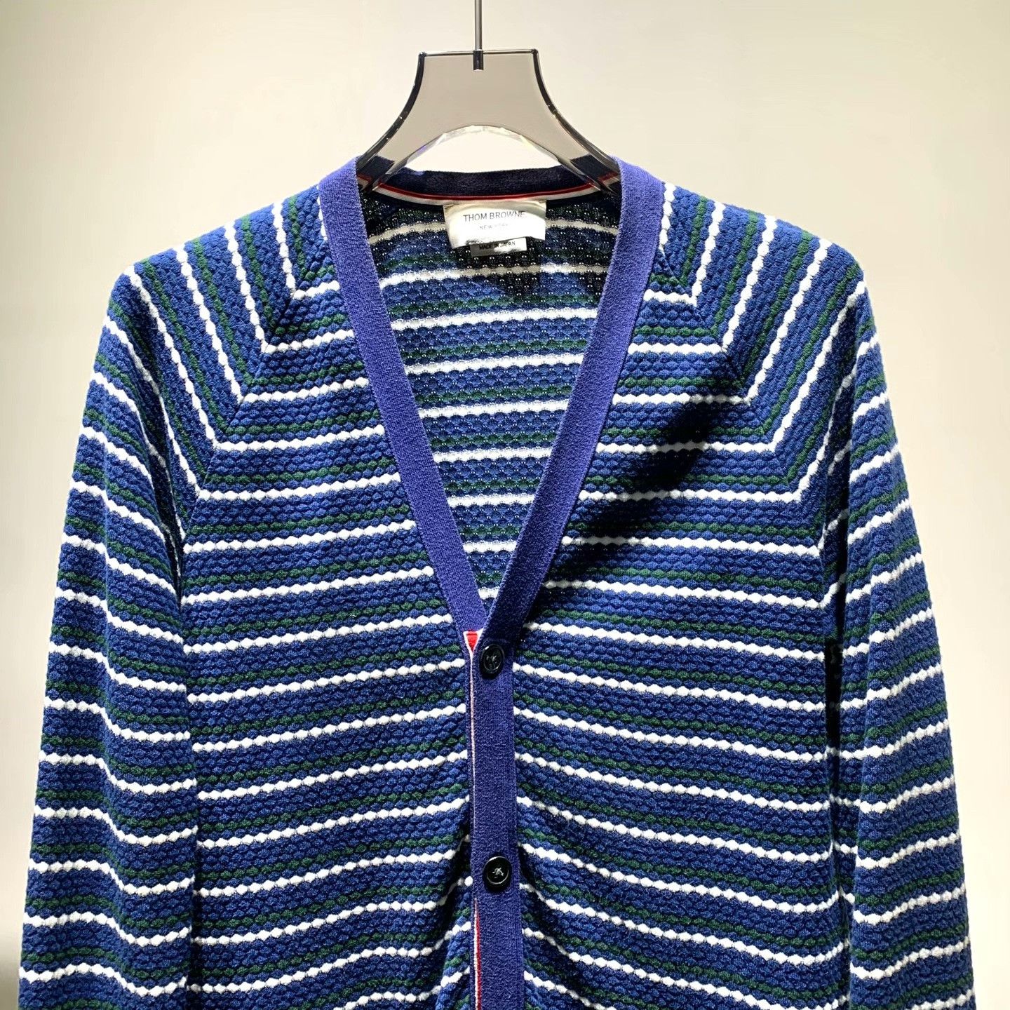 Thom Browne Thom Browne Knit Striped Brown Sweater XS Men Size US XS / EU 42 / 0 - 3 Thumbnail