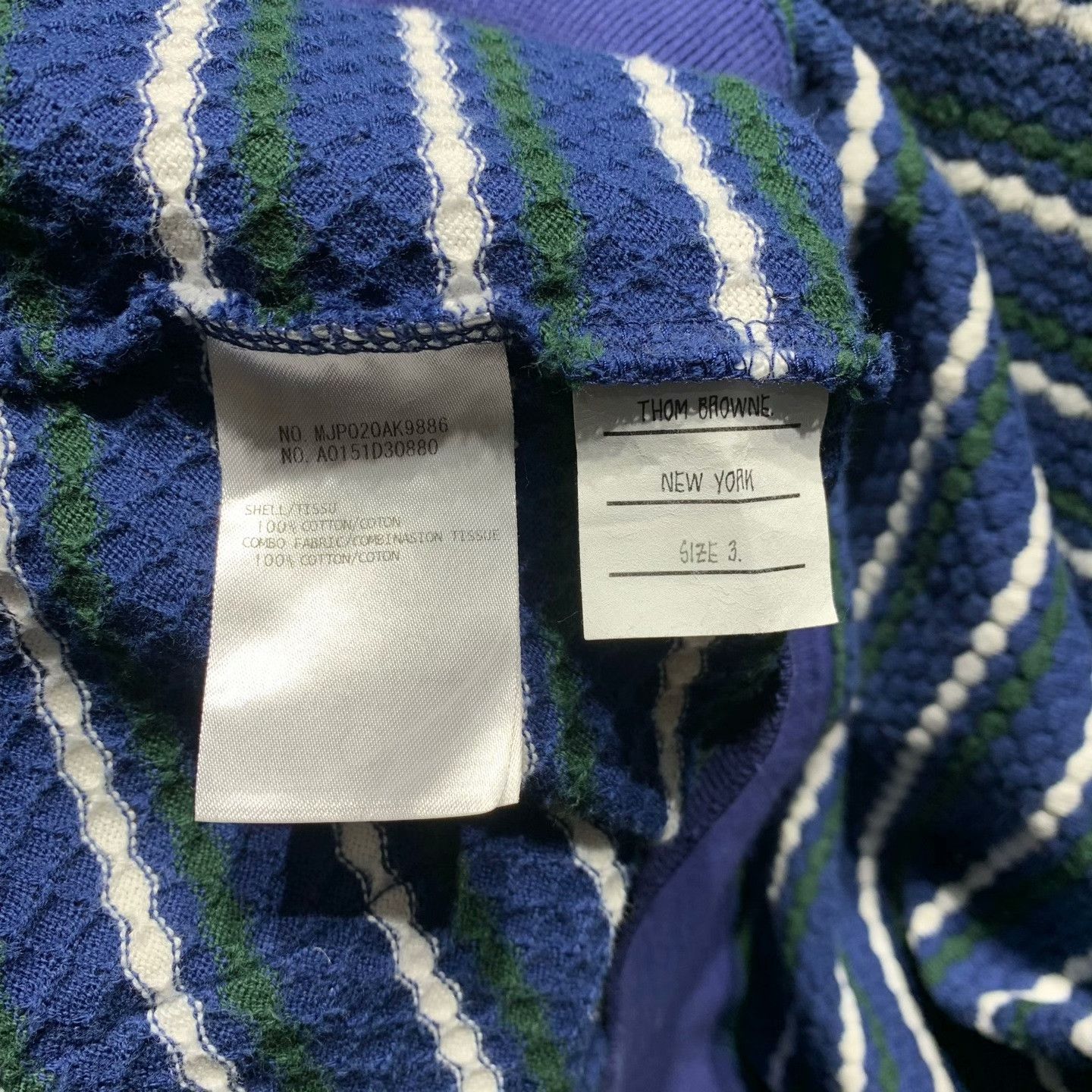 Thom Browne Thom Browne Knit Striped Brown Sweater XS Men Size US XS / EU 42 / 0 - 8 Thumbnail