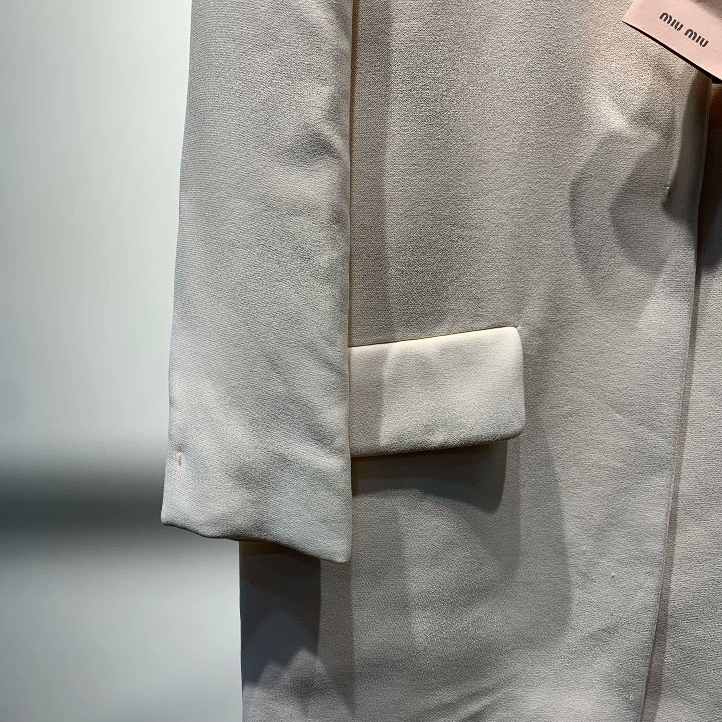 Miu Miu Miu Miu Beige Coat 38 Women Size S / US 4 / IT 40 - 5 Thumbnail