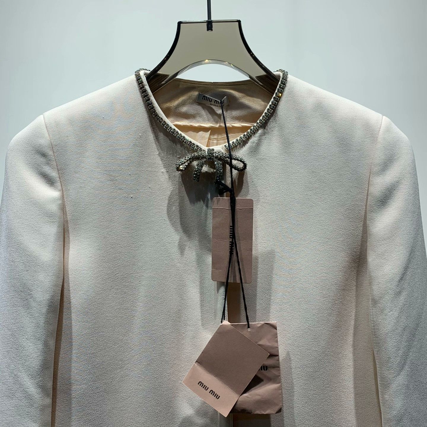 Miu Miu Miu Miu Beige Coat 38 Women Size S / US 4 / IT 40 - 3 Thumbnail