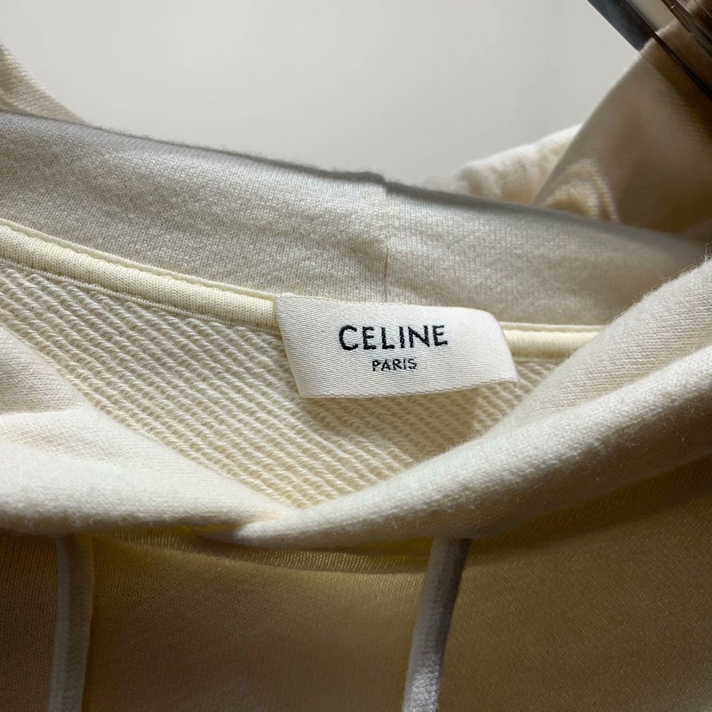 Celine Celine White Hoodie M Women Size M / US 6-8 / IT 42-44 - 4 Thumbnail