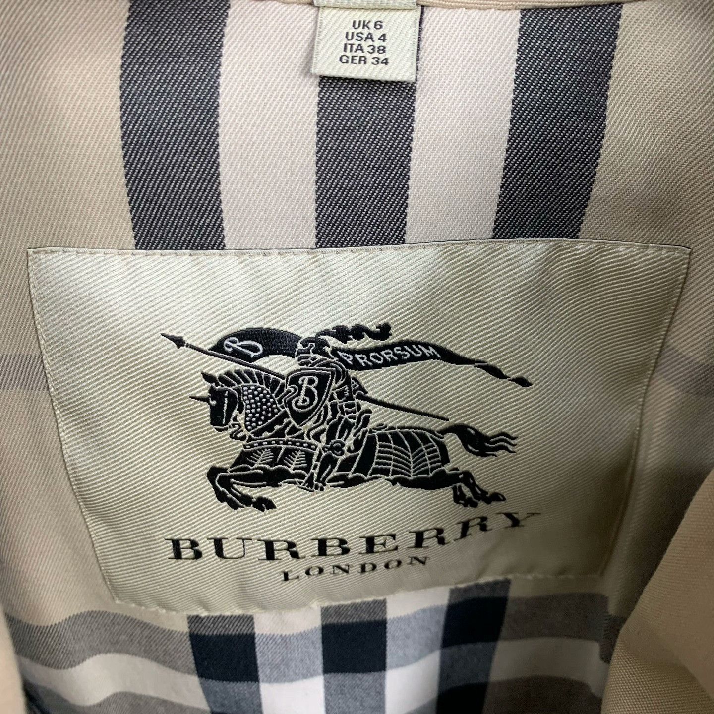 Burberry Burberry Casual Coat 39 Women Size M / US 6-8 / IT 42-44 - 6 Thumbnail