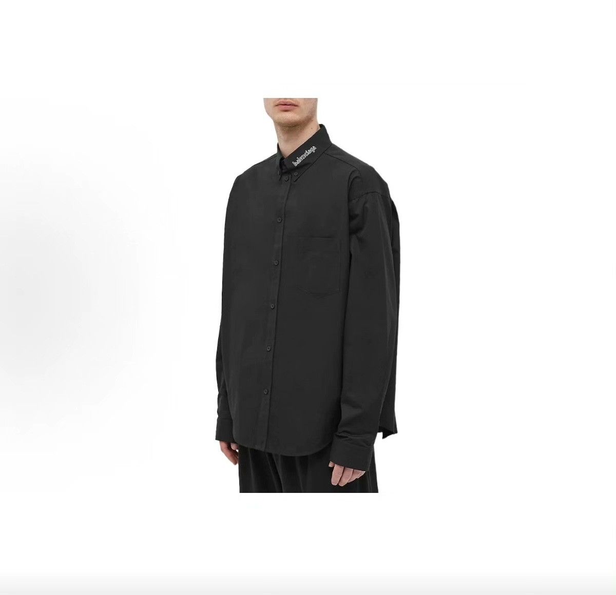 Balenciaga Balenciaga Embroidered Shirt 37 Men Size US S / EU 44-46 / 1 - 8 Thumbnail