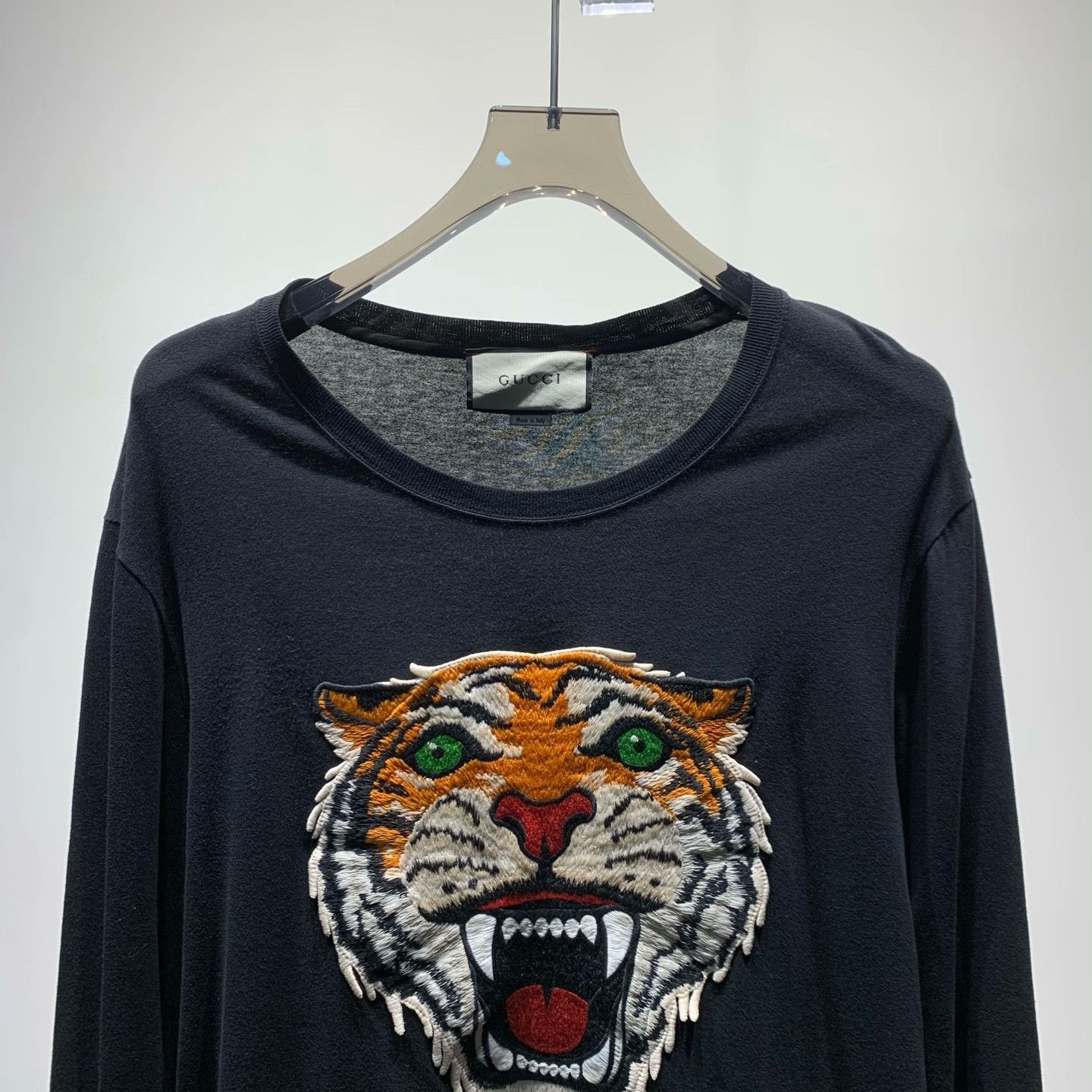 Gucci Gucci Tiger Embroidered Hoodie XS Men Size US XS / EU 42 / 0 - 3 Thumbnail