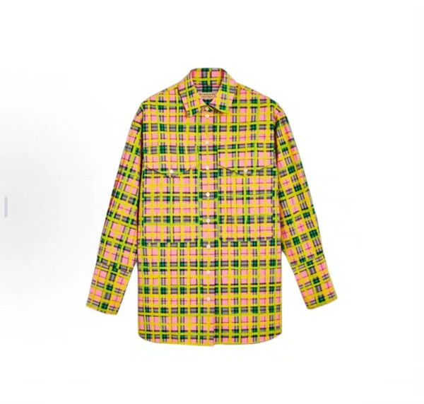 Burberry Burberry Patchwork Plaid Button Up 6 Women Size XS / US 0-2 / IT 36-38 - 3 Thumbnail
