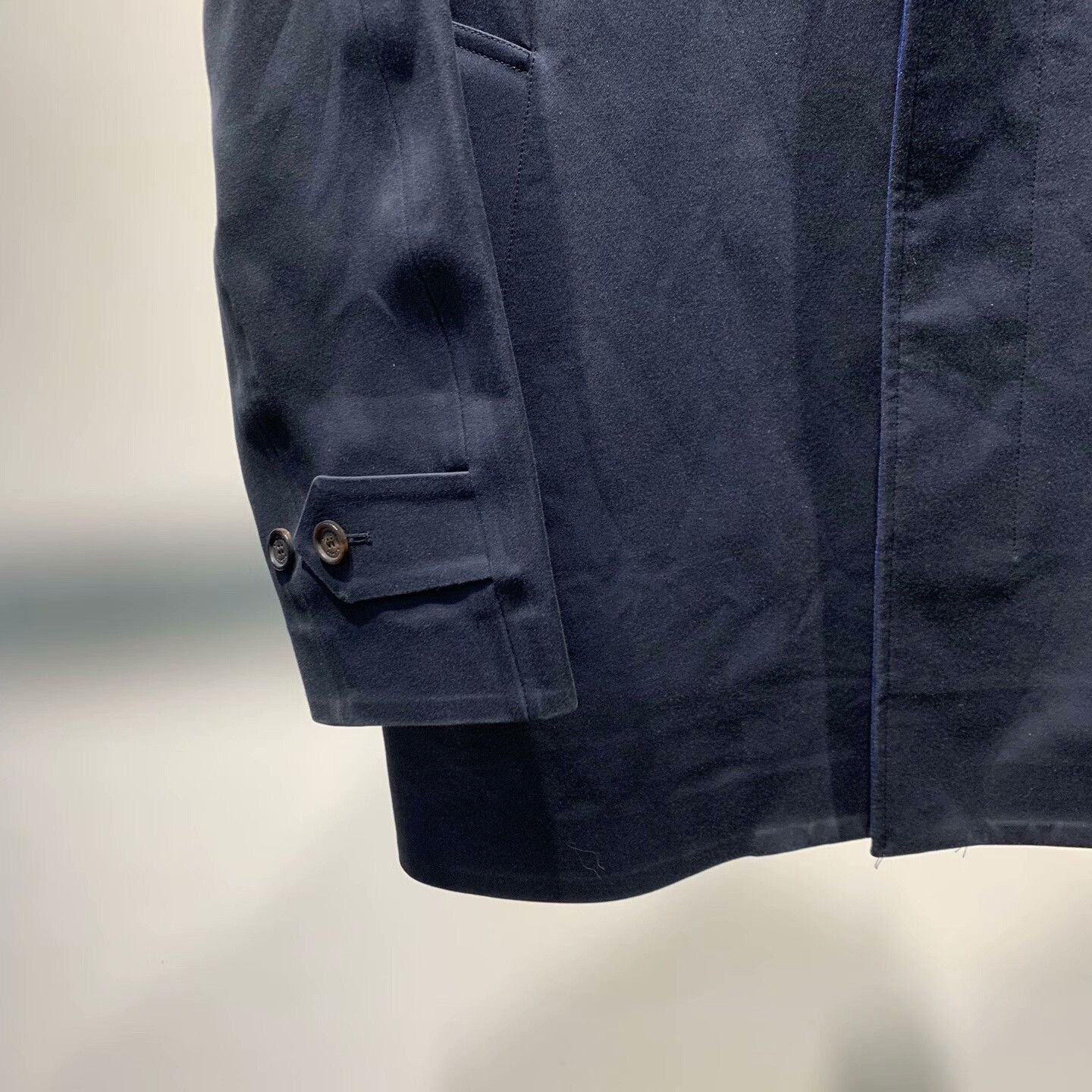 Burberry Burberry Long Black Light Jacket 48 Men Size US XL / EU 56 / 4 - 5 Thumbnail