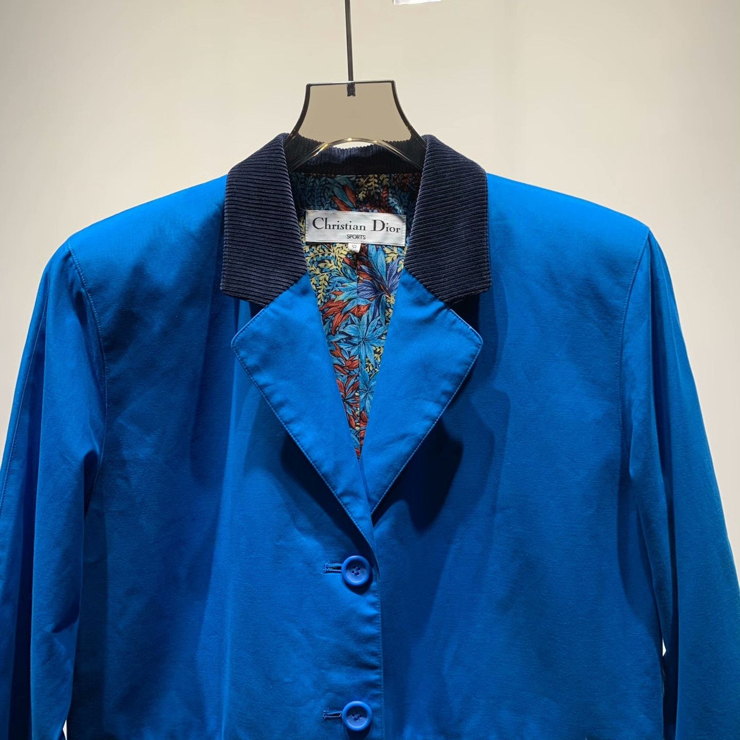 Dior Dior Casual Blue Jacket S Women Size S / US 4 / IT 40 - 3 Thumbnail