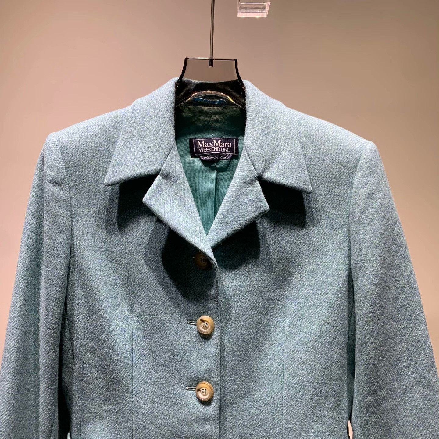 Max Mara Max Mara Blue Jacket 34 Women Size XS / US 0-2 / IT 36-38 - 3 Thumbnail