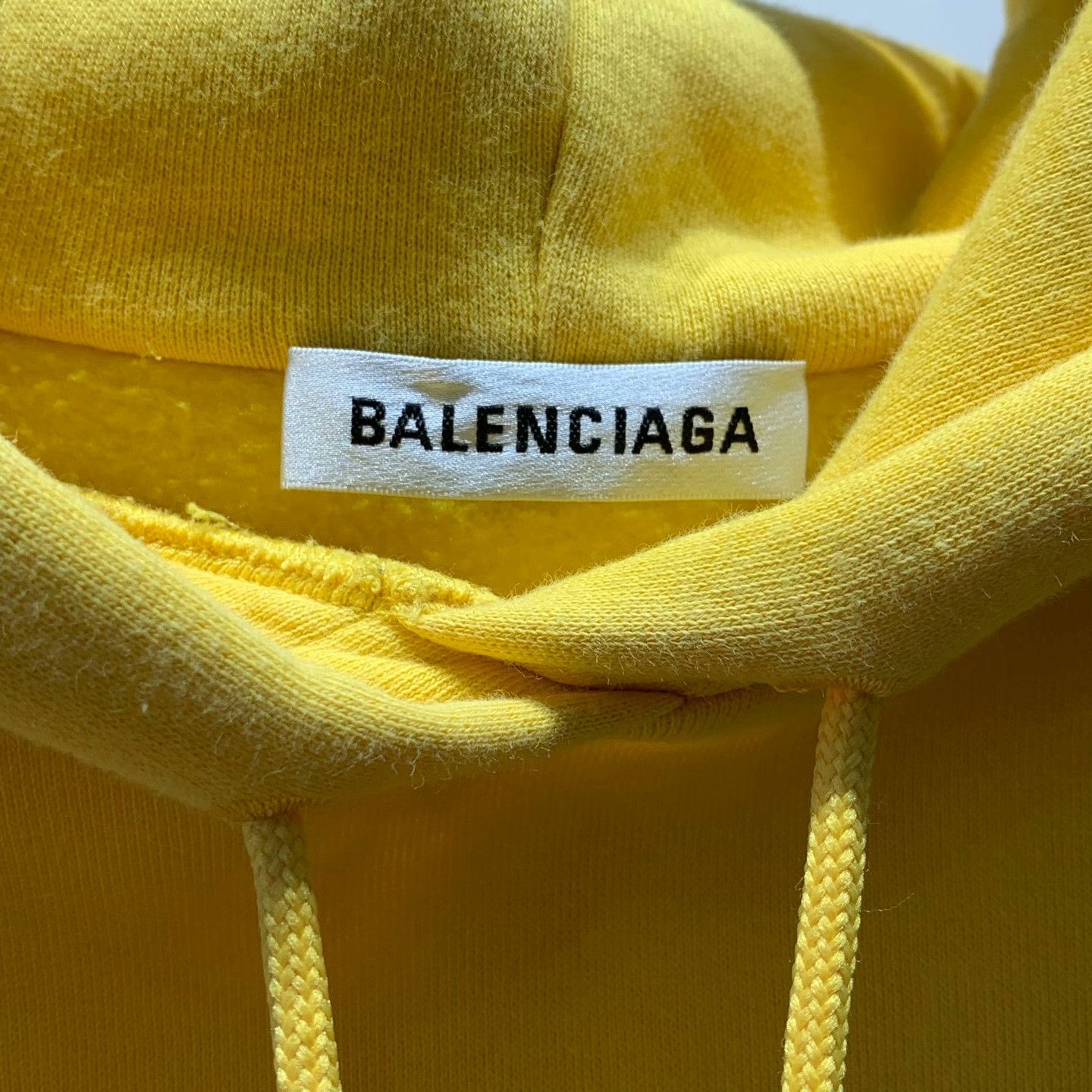 Balenciaga Balenciaga Embroidered Yellow Hoodie XS Men Size US XS / EU 42 / 0 - 5 Thumbnail