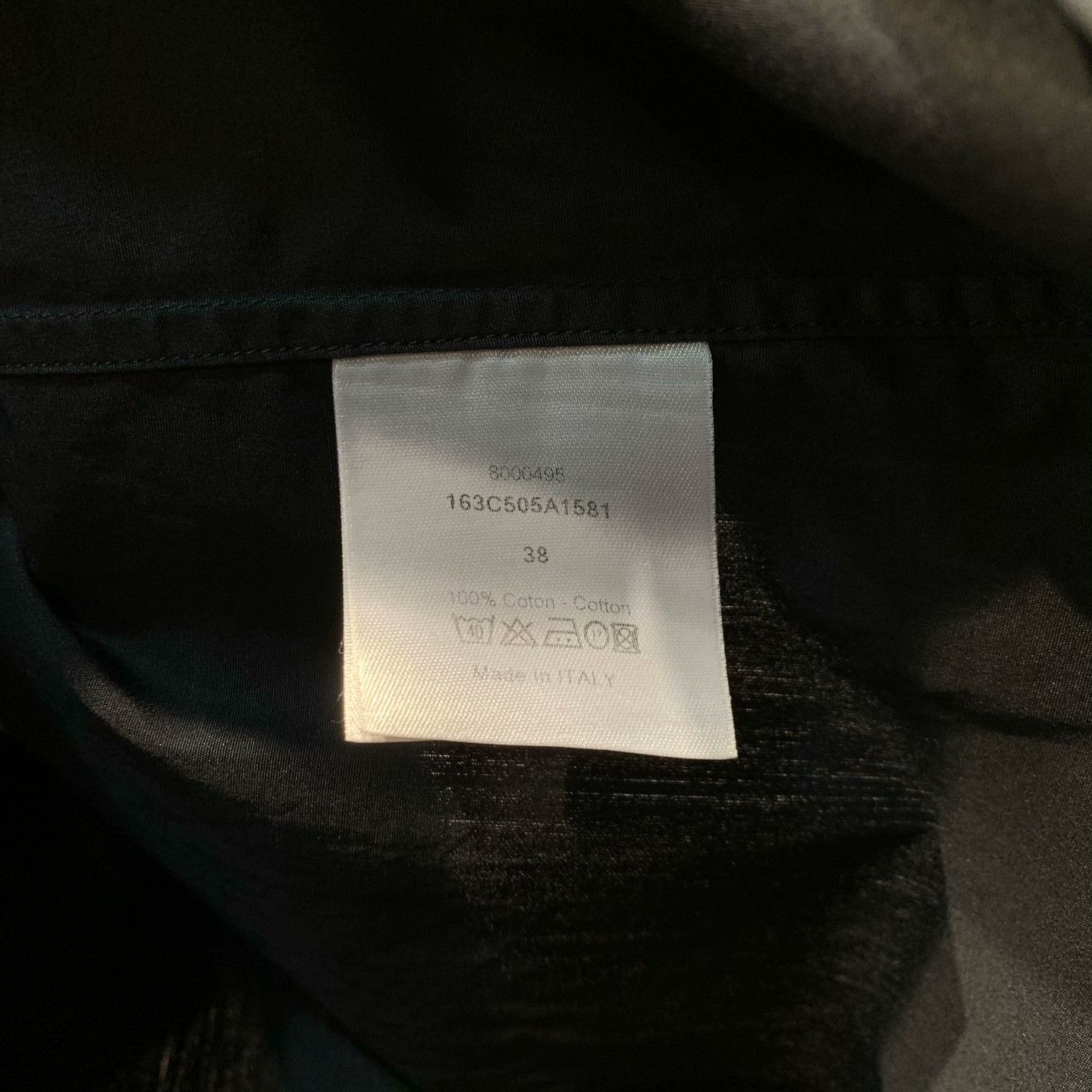 Dior Dior Black Shirt 38 Men Size US S / EU 44-46 / 1 - 8 Thumbnail